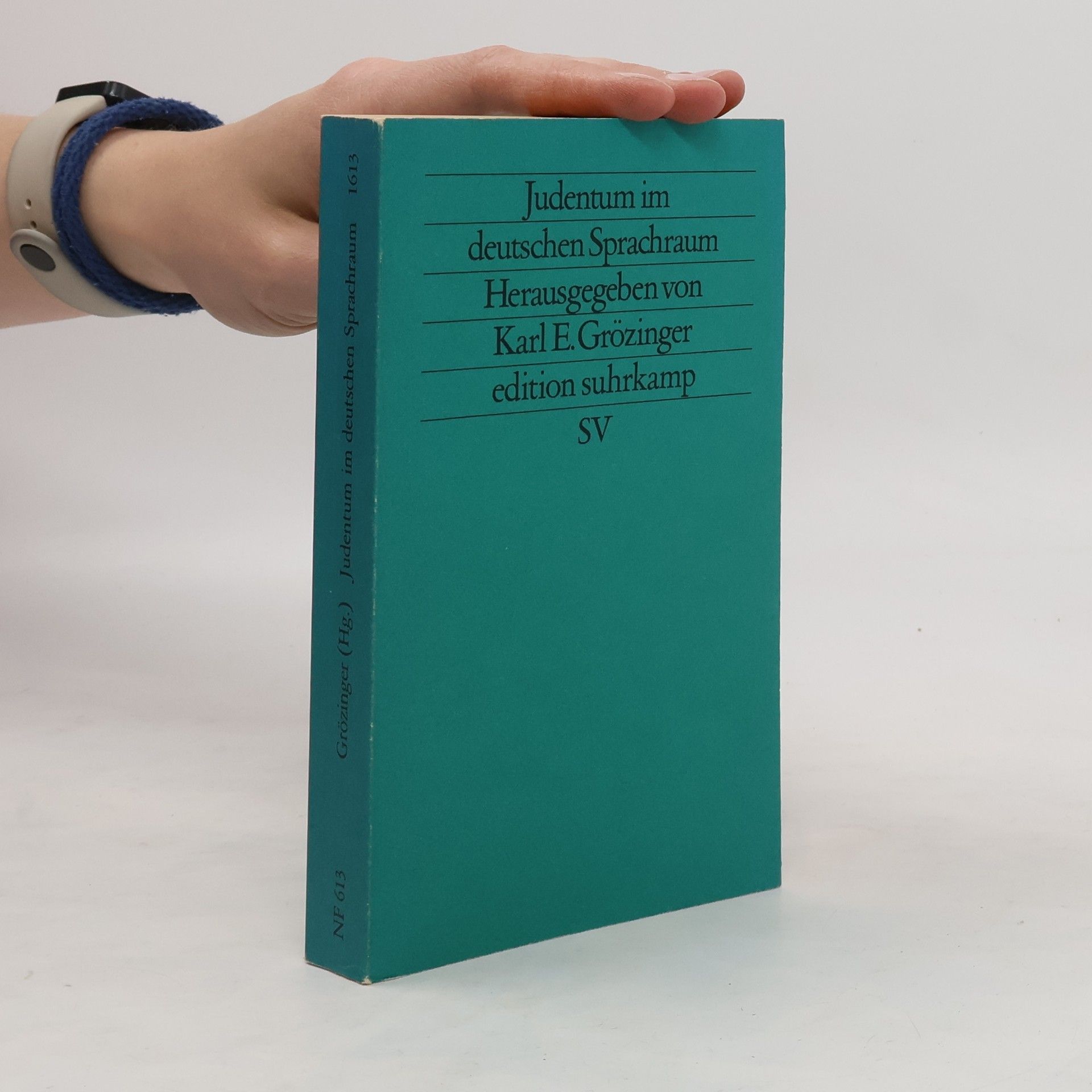 Karl Erich Grözinger Judentum im deutschen Sprachraum