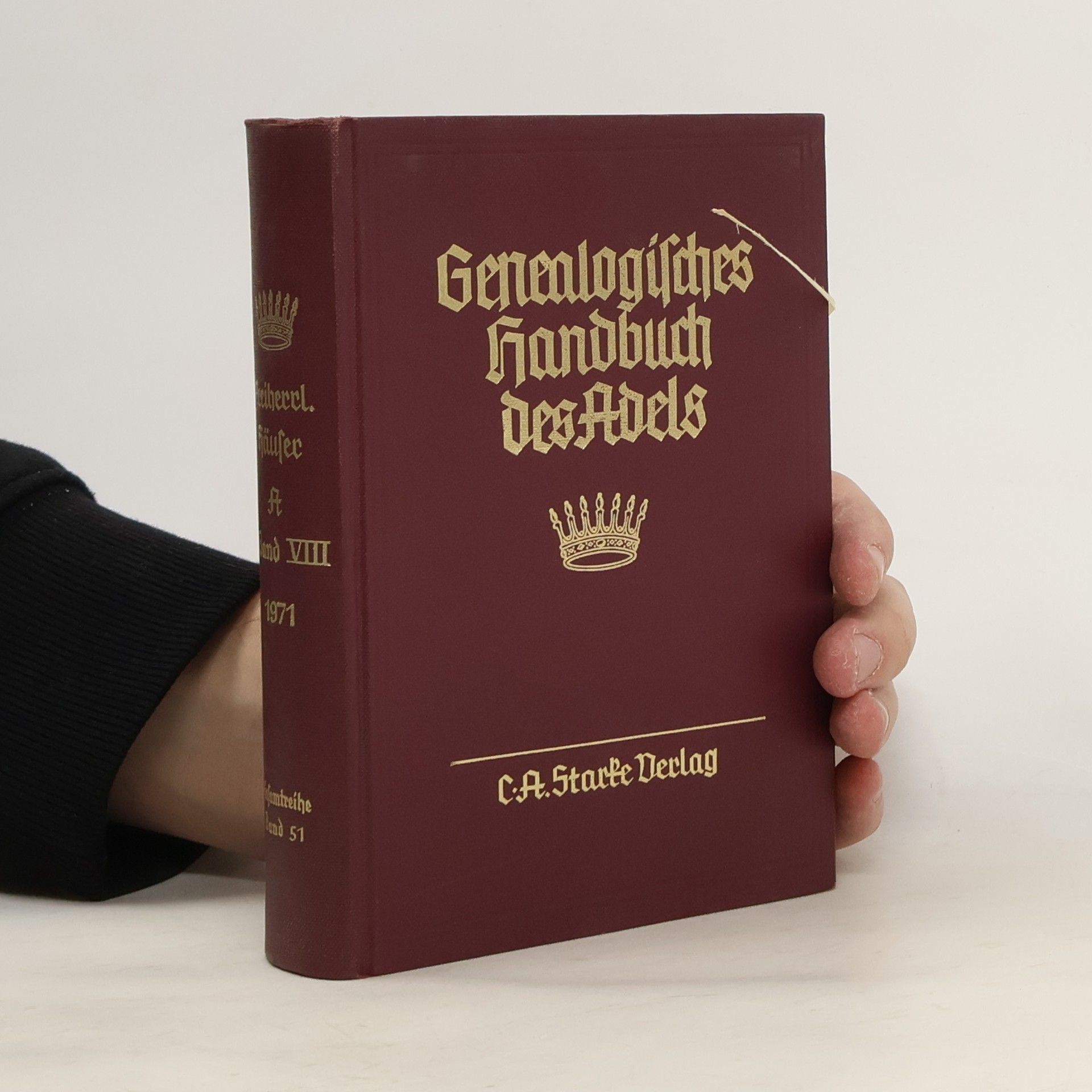 kolektiv Genealogisches Handbuch des Adels Band 8