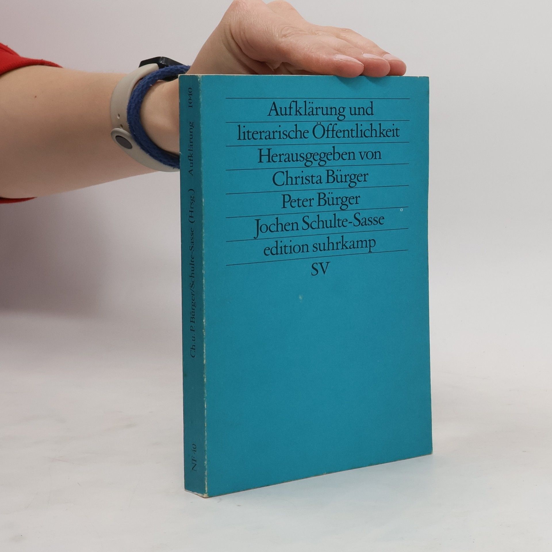 Reinhart Meyer Aufklärung und literarische Öffentlichkeit