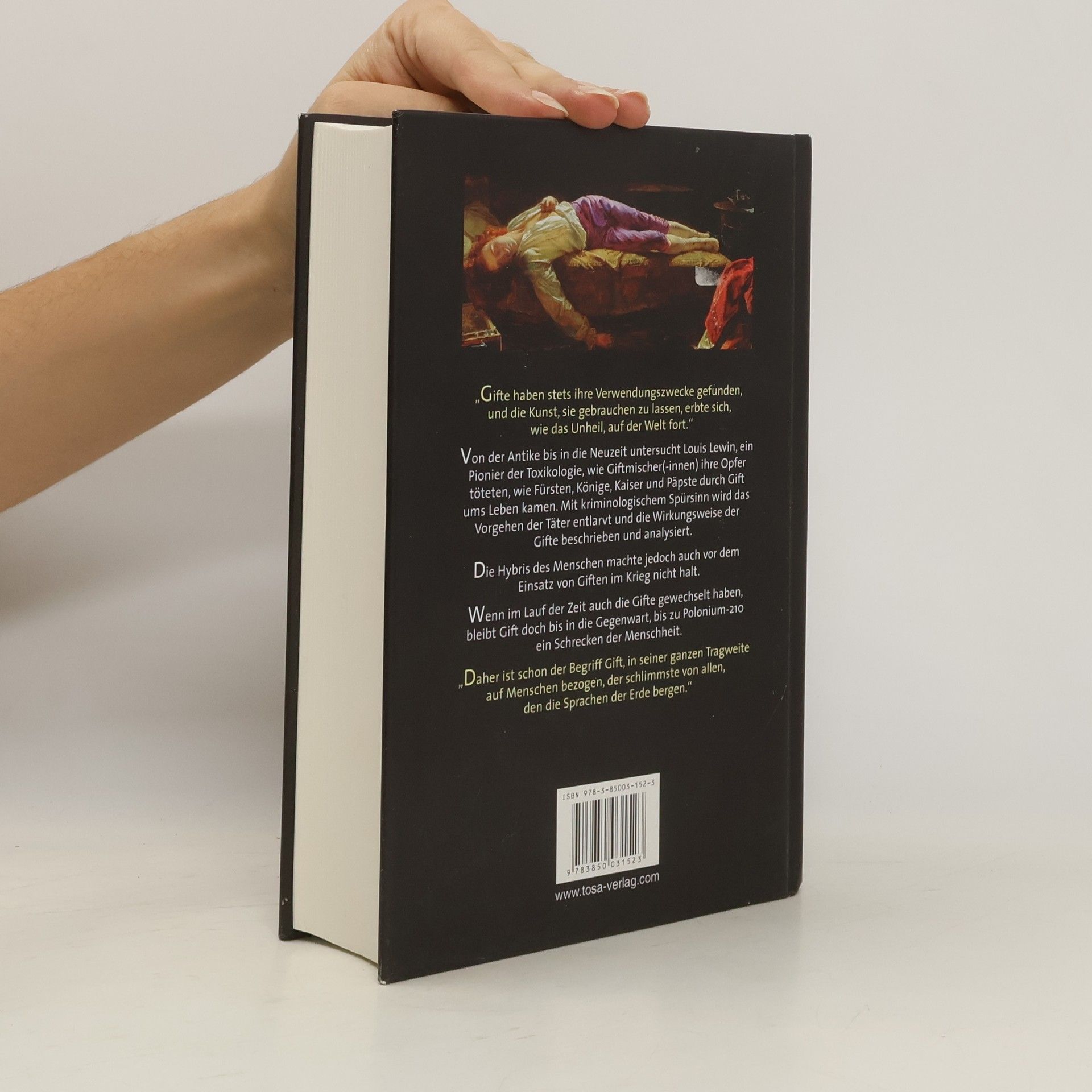 L. Lewin Die Gifte in der Weltgeschichte