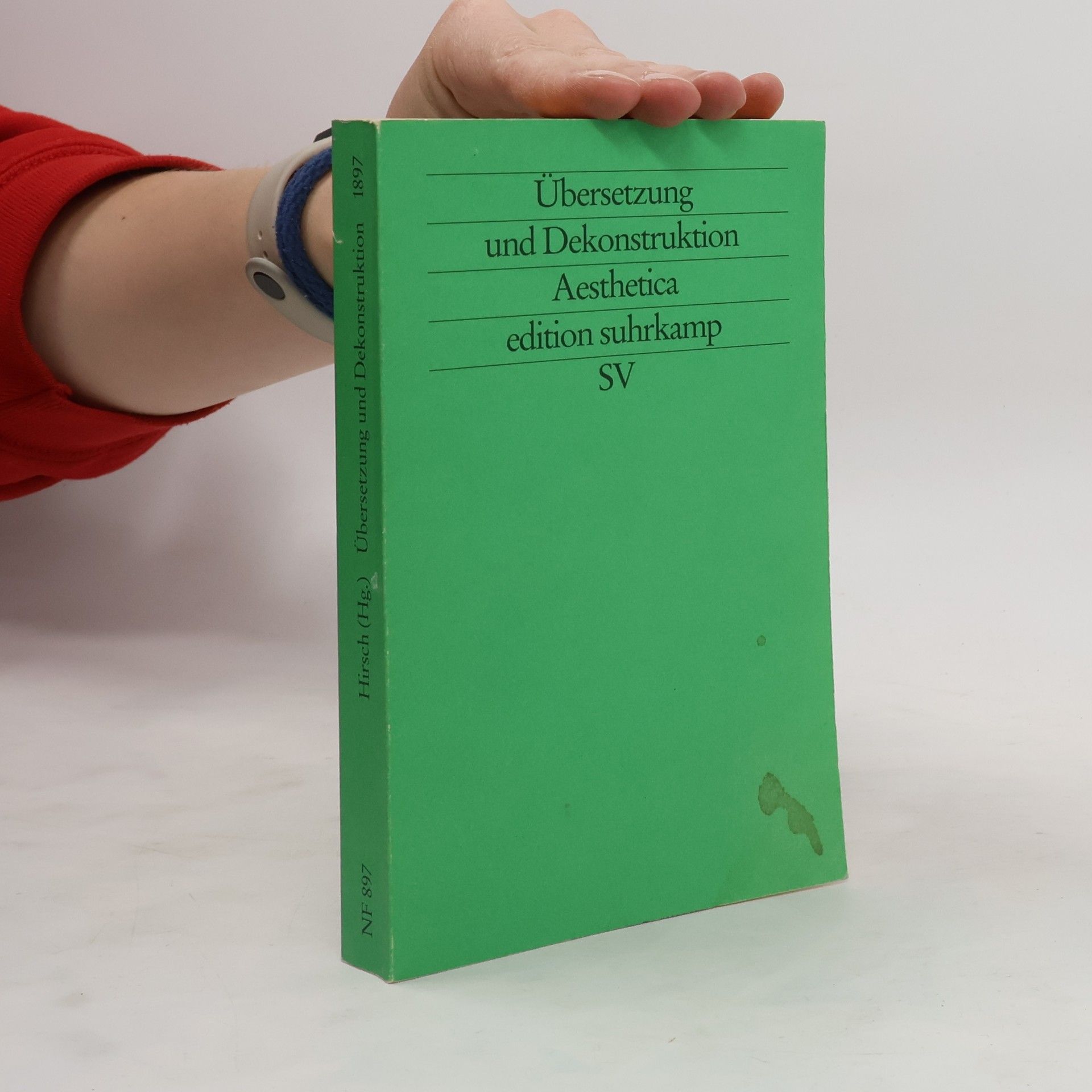 Alfred Hirsch Übersetzung und Dekonstruktion