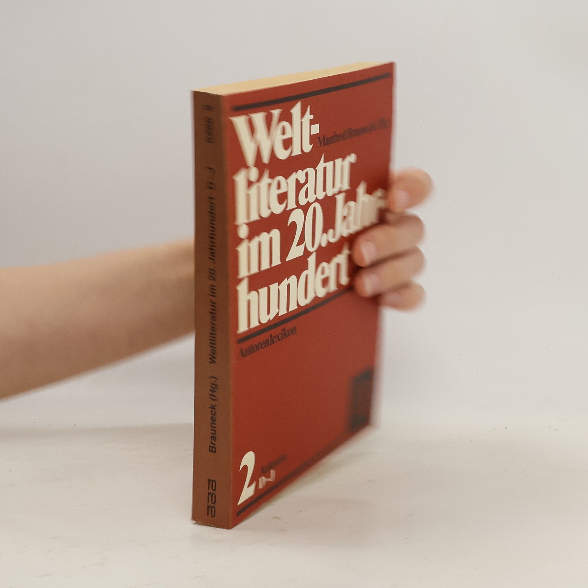 Manfred Brauneck Weltliteratur im 20. Jahrhundert D-J