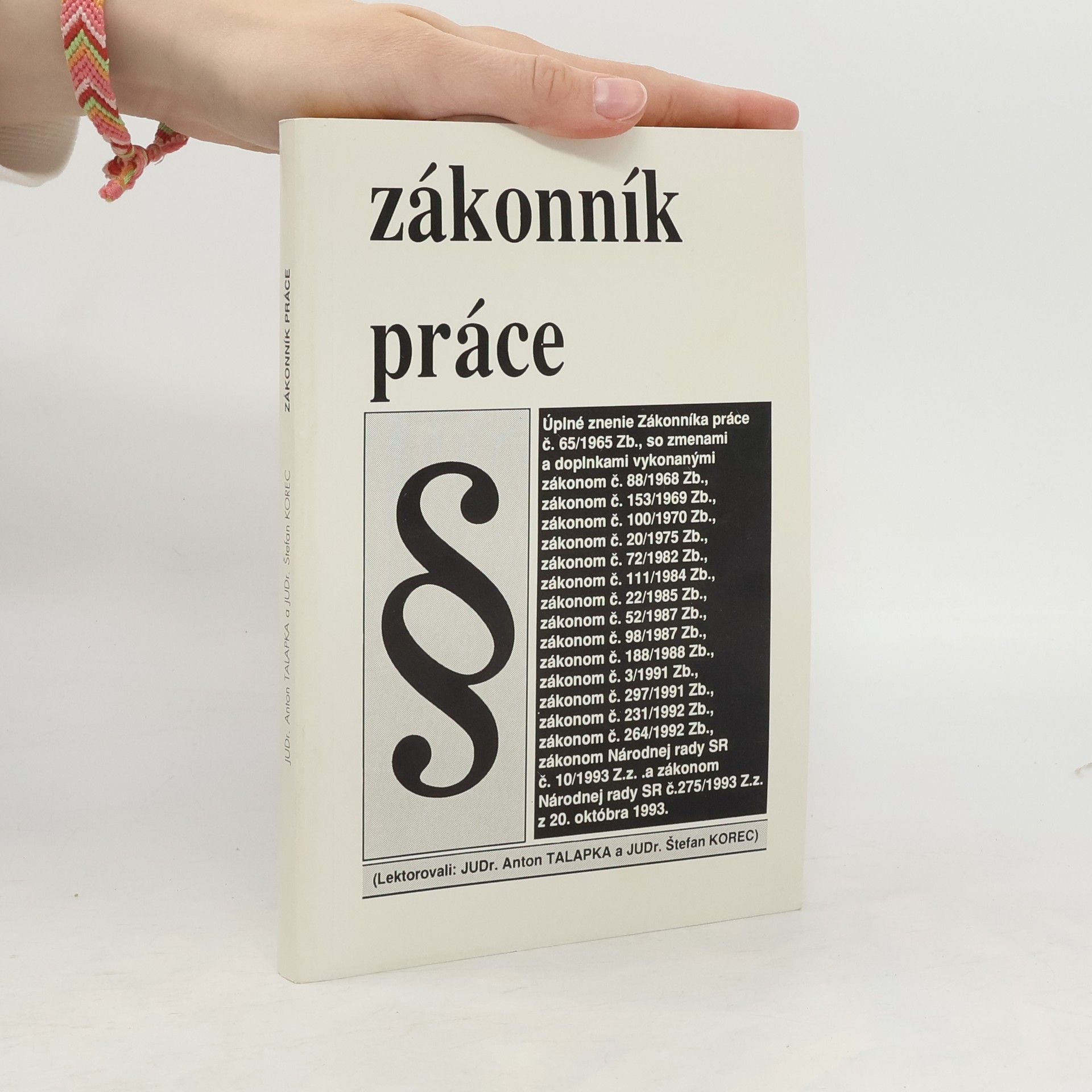 Štefan Korec Zákonník práce