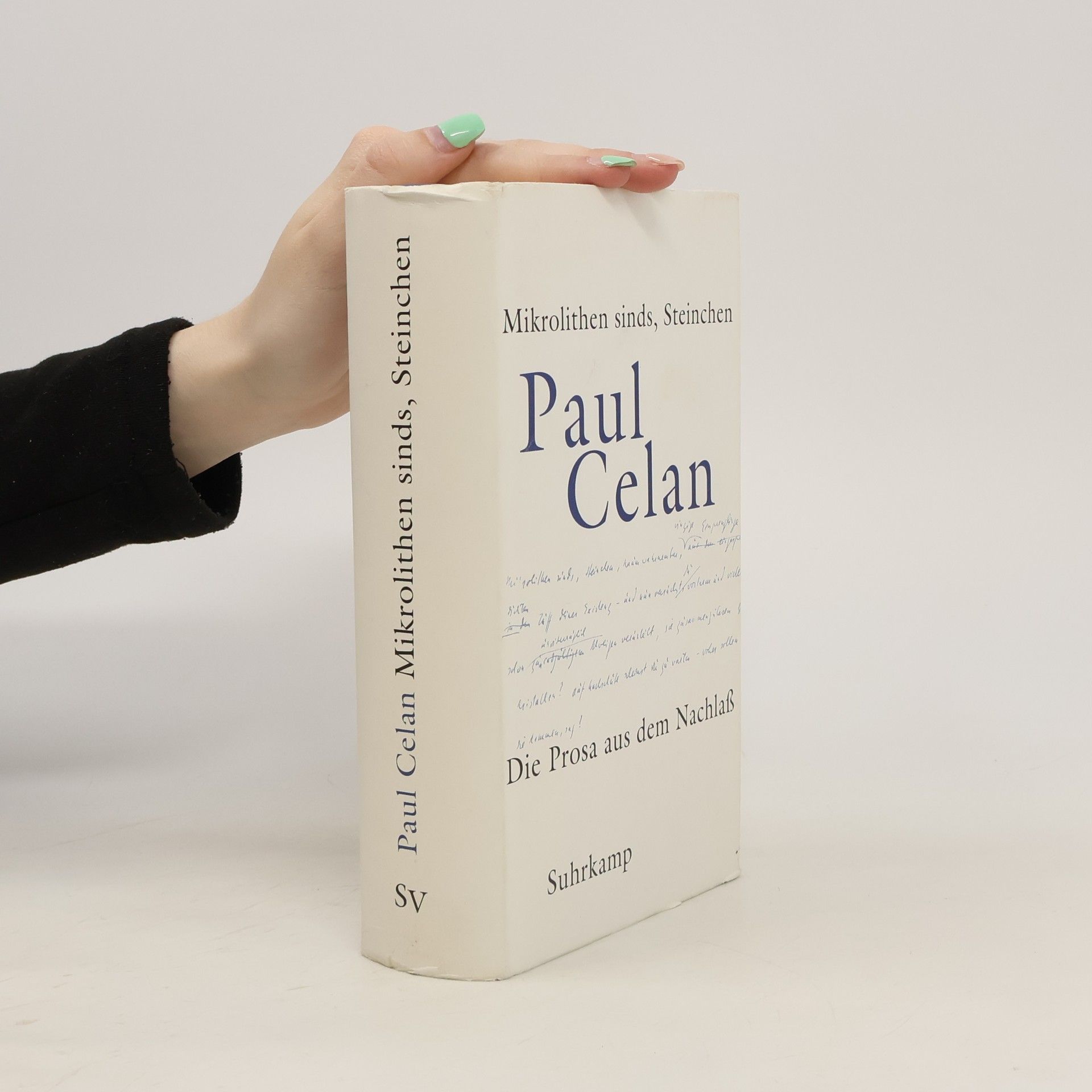 Paul Celan Mikrolithen sinds, Steinchen
