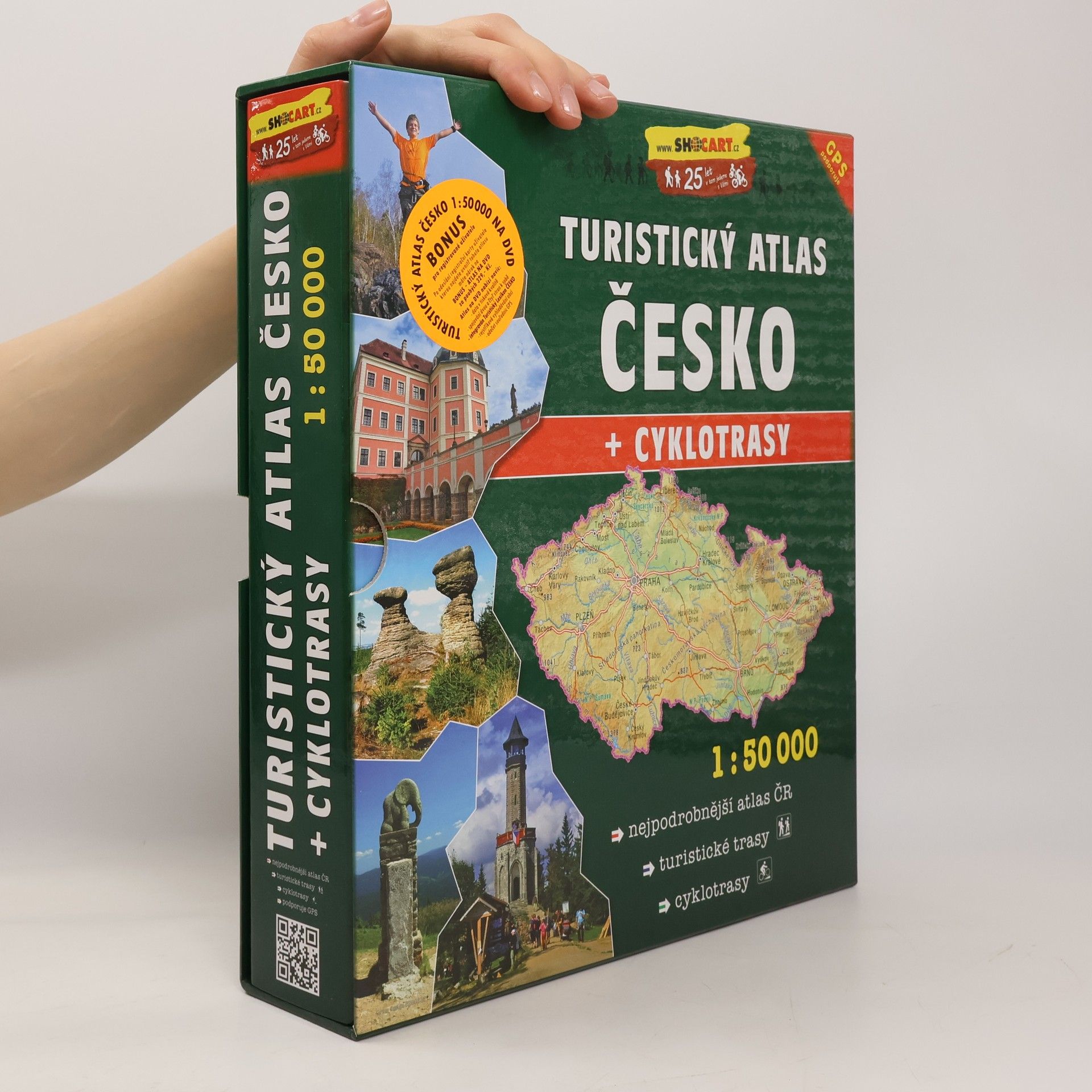 kolektiv Turistický atlas Česko + cyklotrasy : 1:50 000