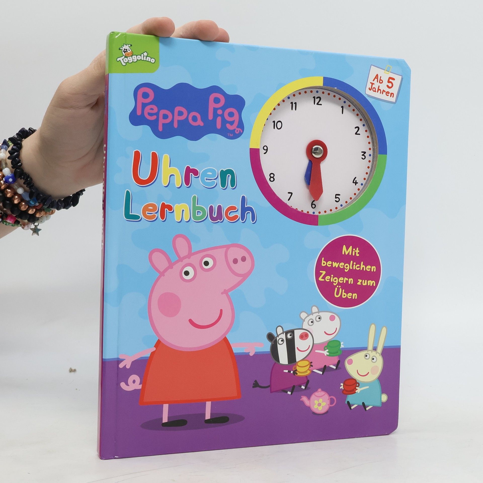 kolektiv Peppa Pig Uhren Lernbuch