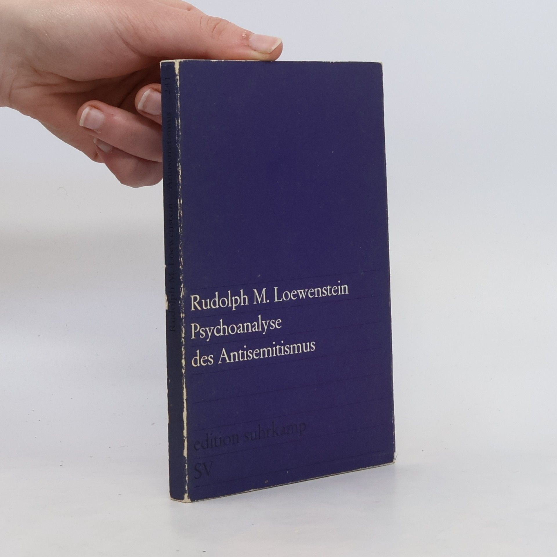 Rudolph M. Loewenstein Psychoanalyse des Antisemitismus