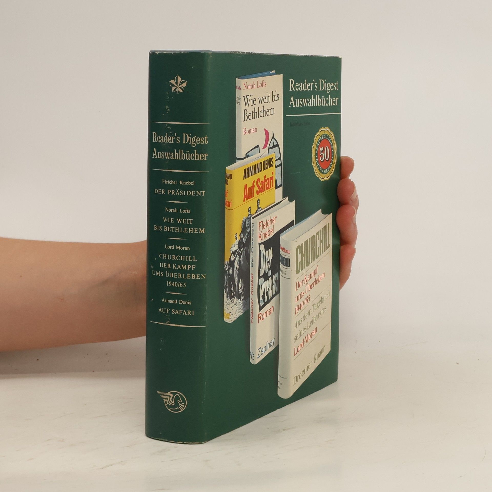 Fletcher Knebel Reader's Digest Auswahlbücher. Der präsident. Wie Weit bis Bethlehem. Churchill der kampf ums überleben 1940/65. Auf Safari