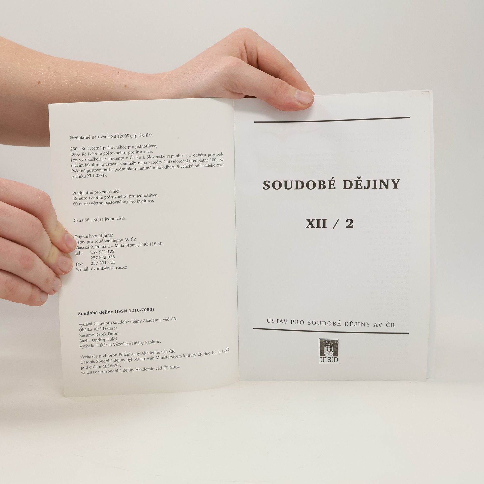 Kolektív autorov Soudobé dějiny 2/2005