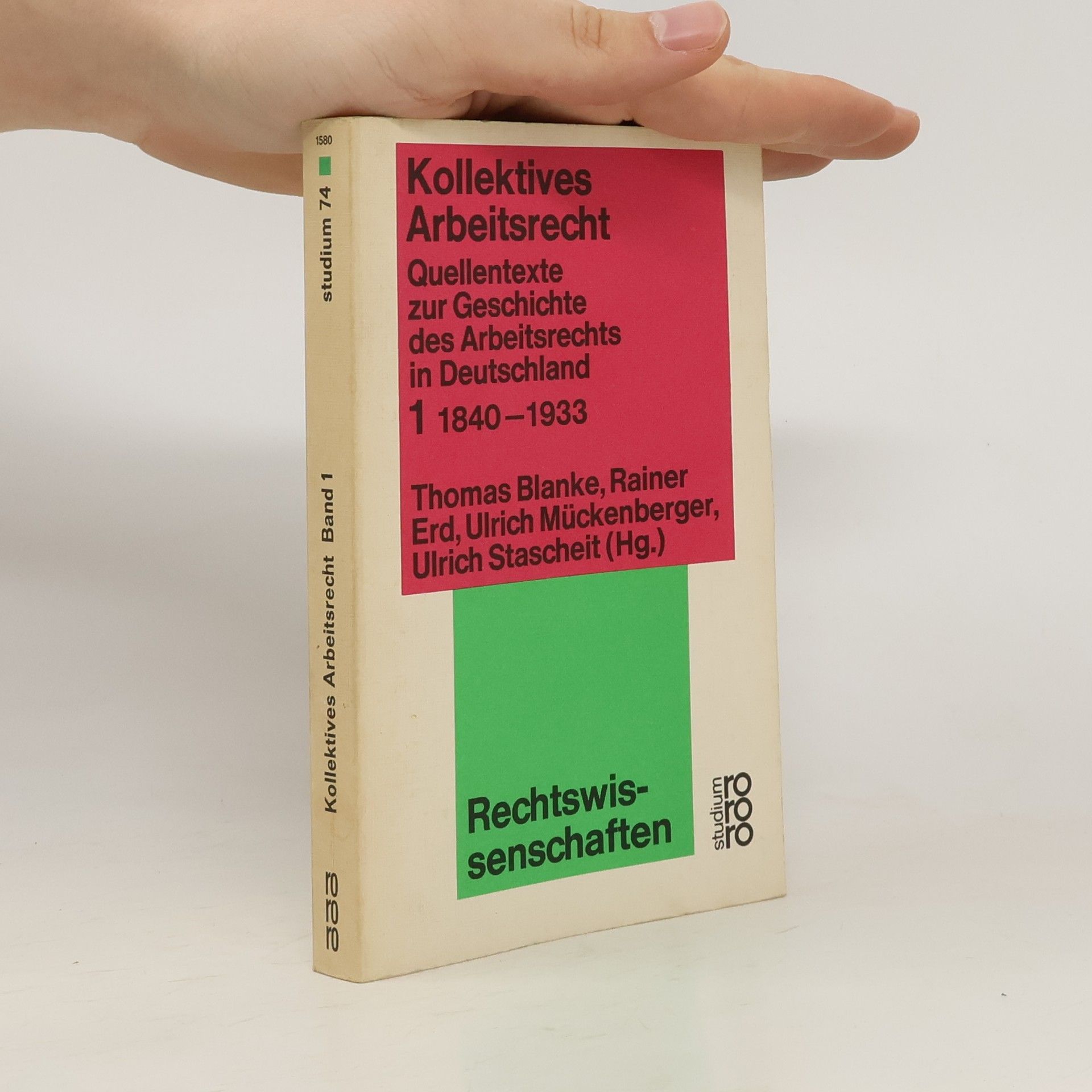 Autorenkollektiv Kollektives Arbeitsrecht 1
