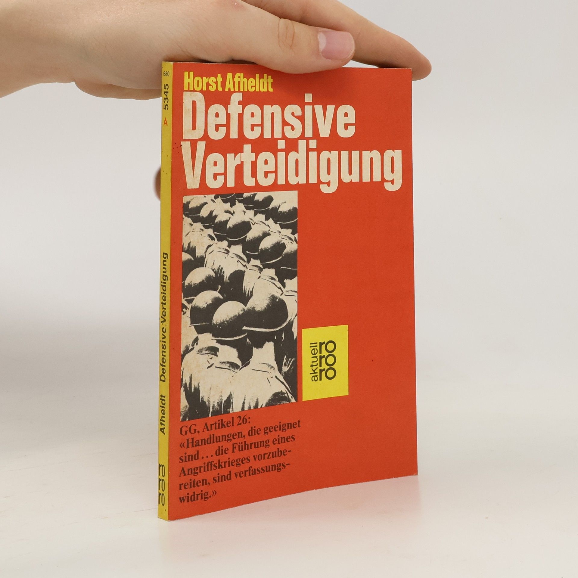 Horst Afheldt Defensive Verteidigung