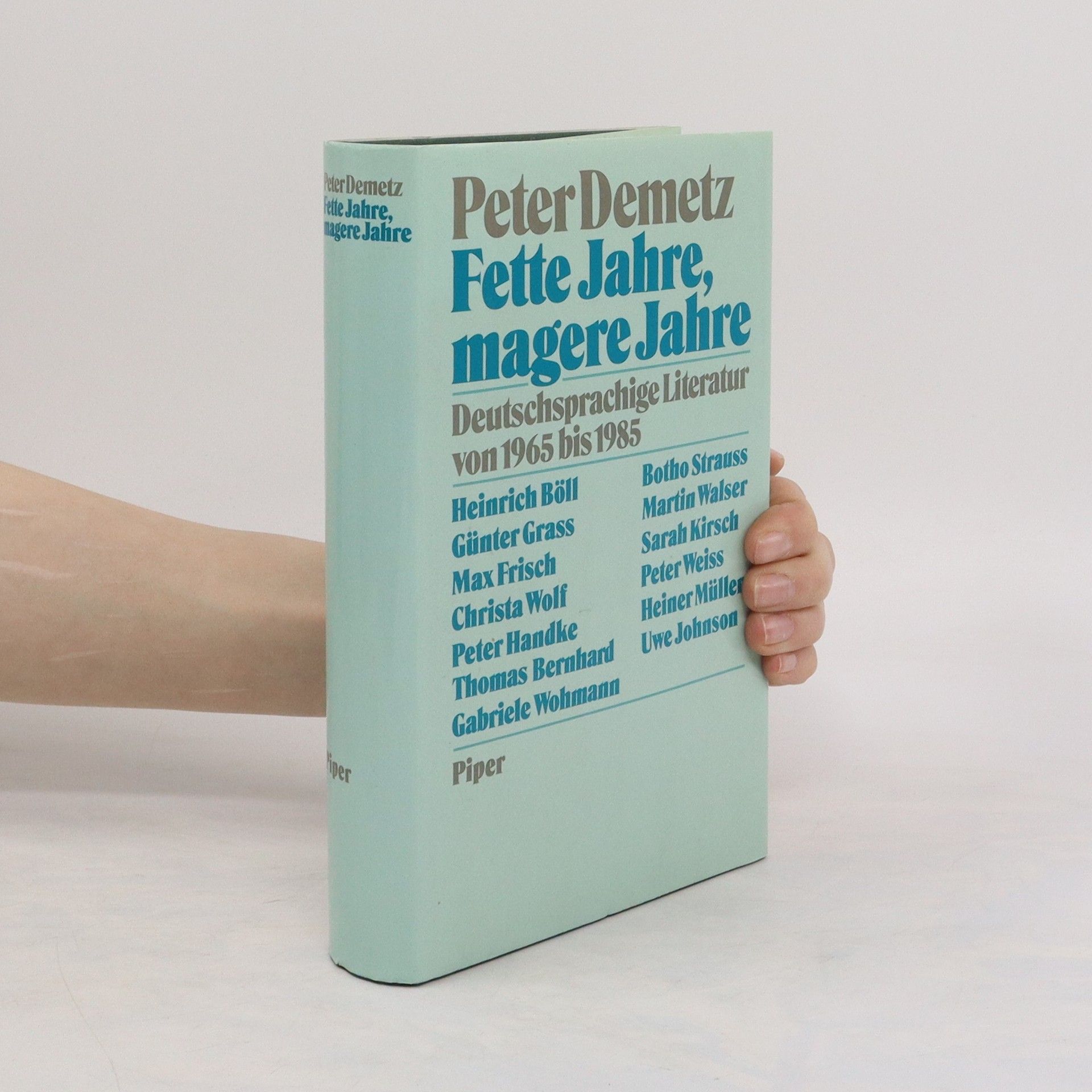 Peter Demetz Fette Jahre, magere Jahre