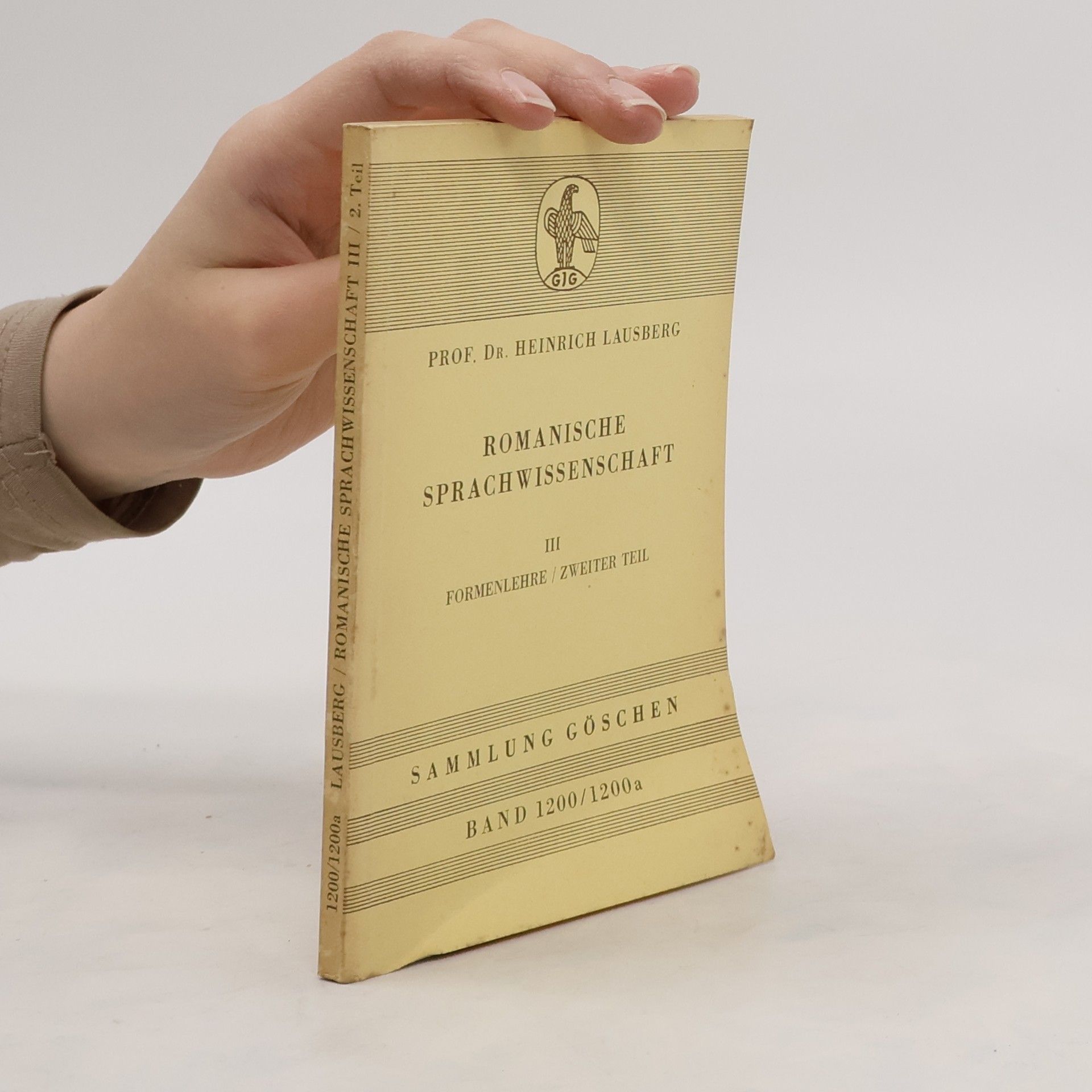 Heinrich Lausberg Romanische Sprachwissenschaft