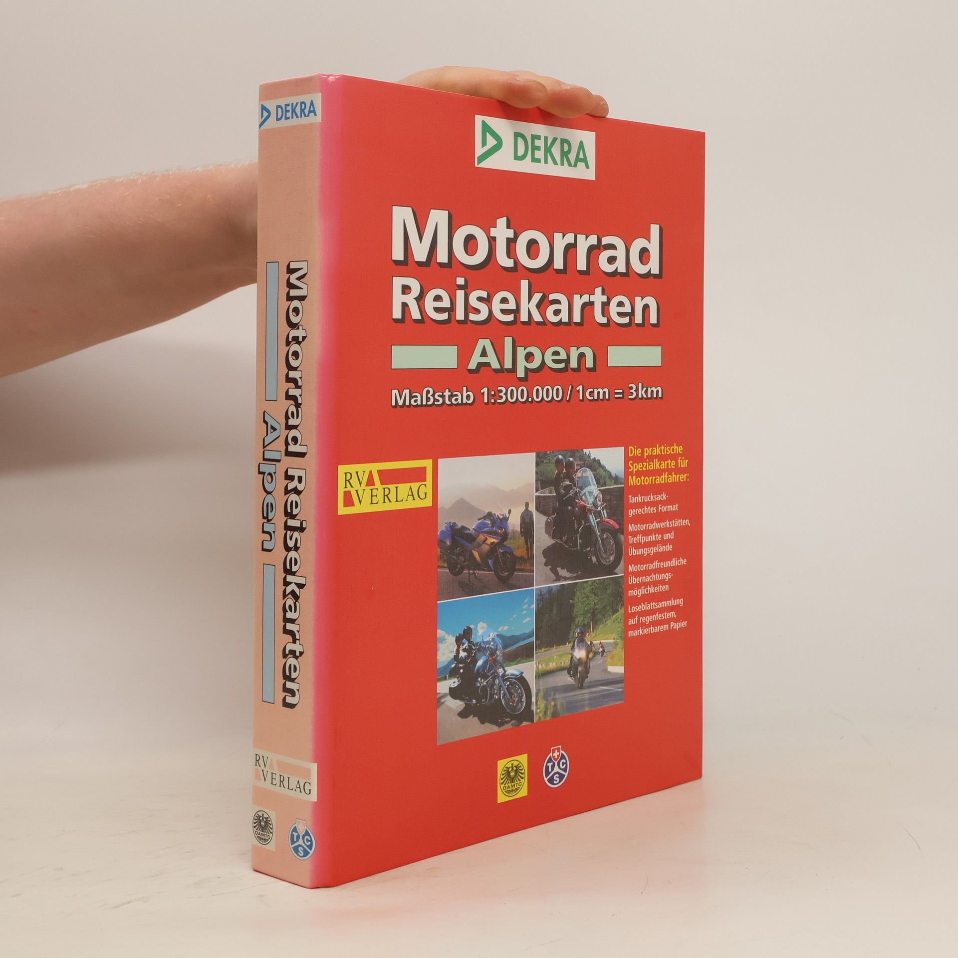 Autorenkollektiv Motorrad-Reisekarten Alpen