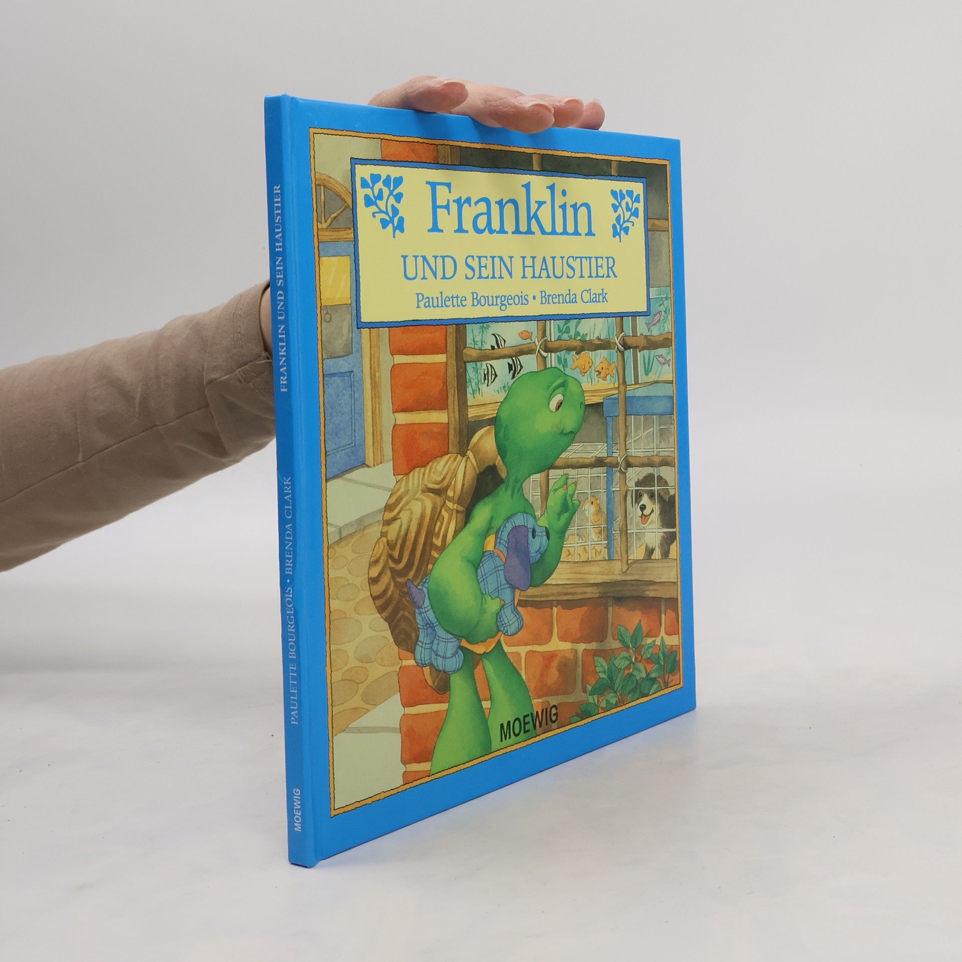 Paulette Bourgeois Franklin und sein Haustier