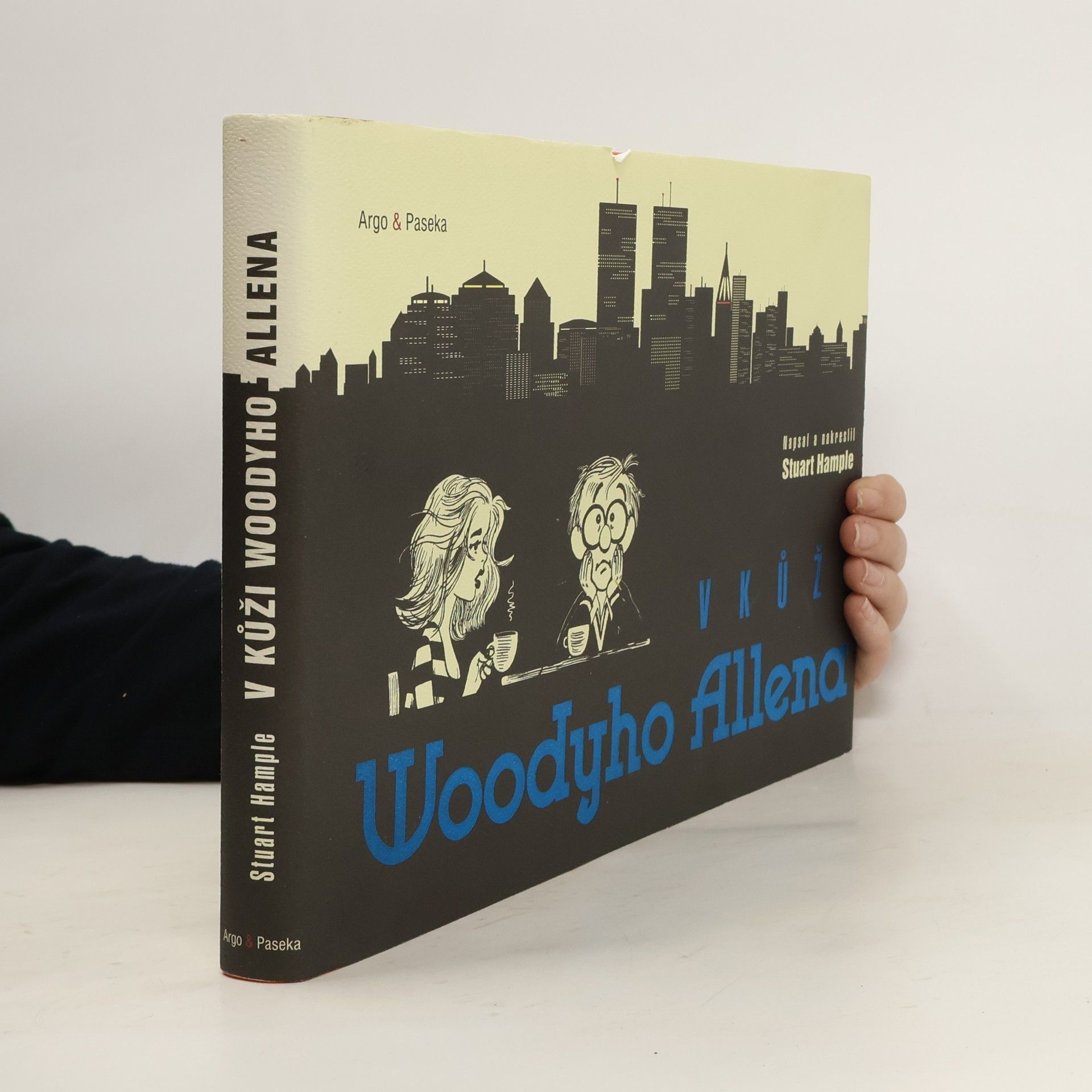 Stuart Hample V kůži Woodyho Allena. Woody Allen jako komiksový strip