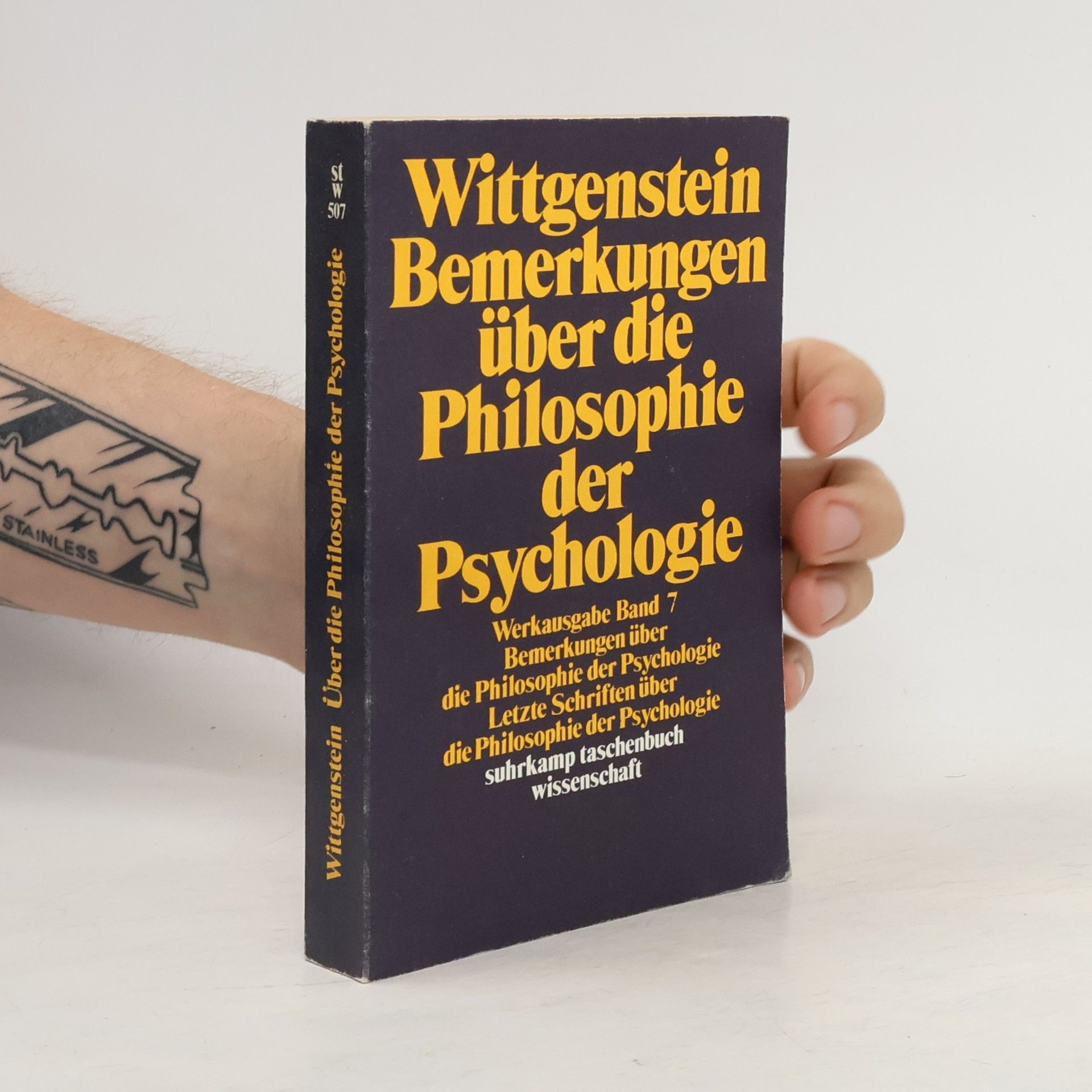 Ludwig Wittgenstein Werkausgabe. Bd.7
