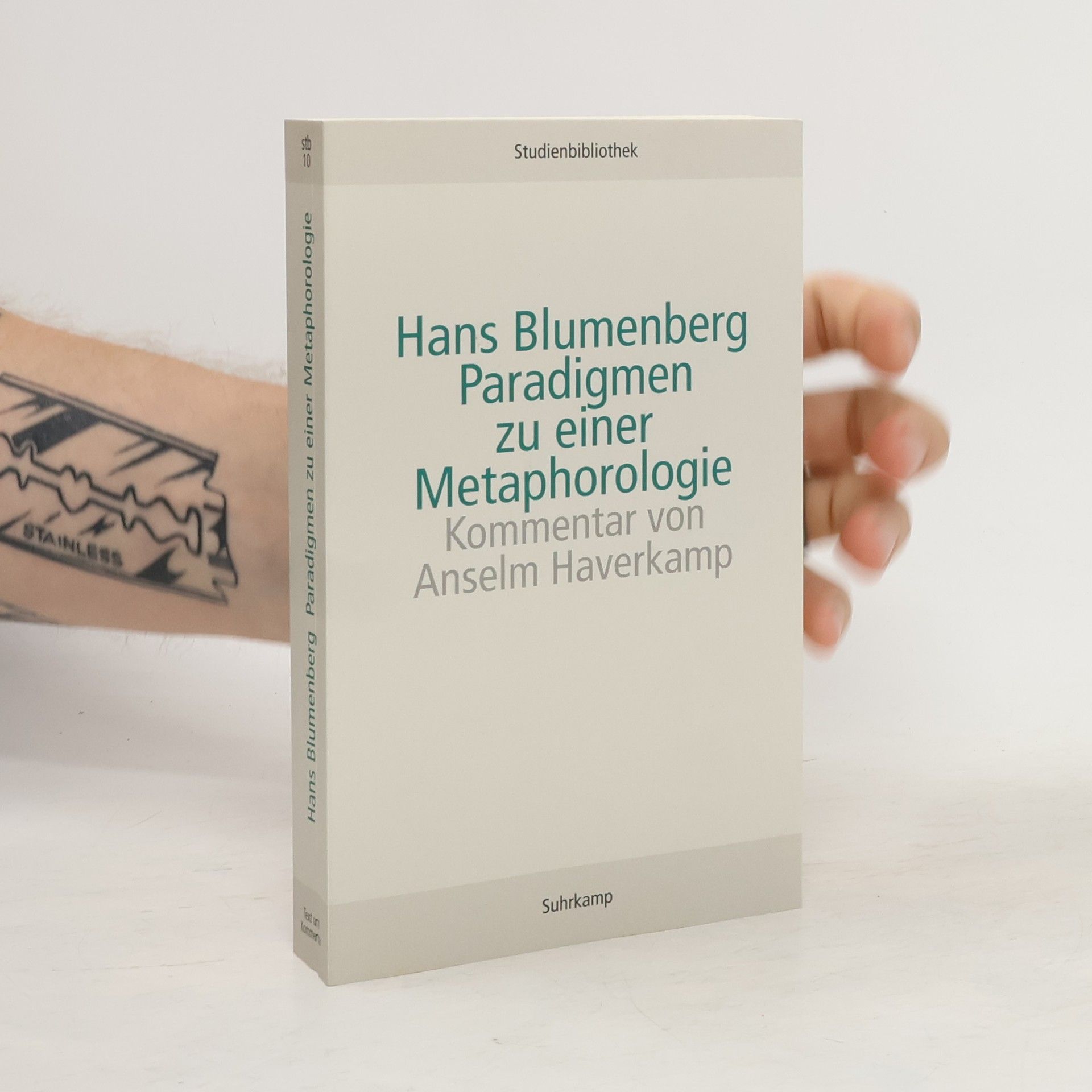 Anselm Haverkamp Hans Blumenberg, Paradigmen zu einer Metaphorologie