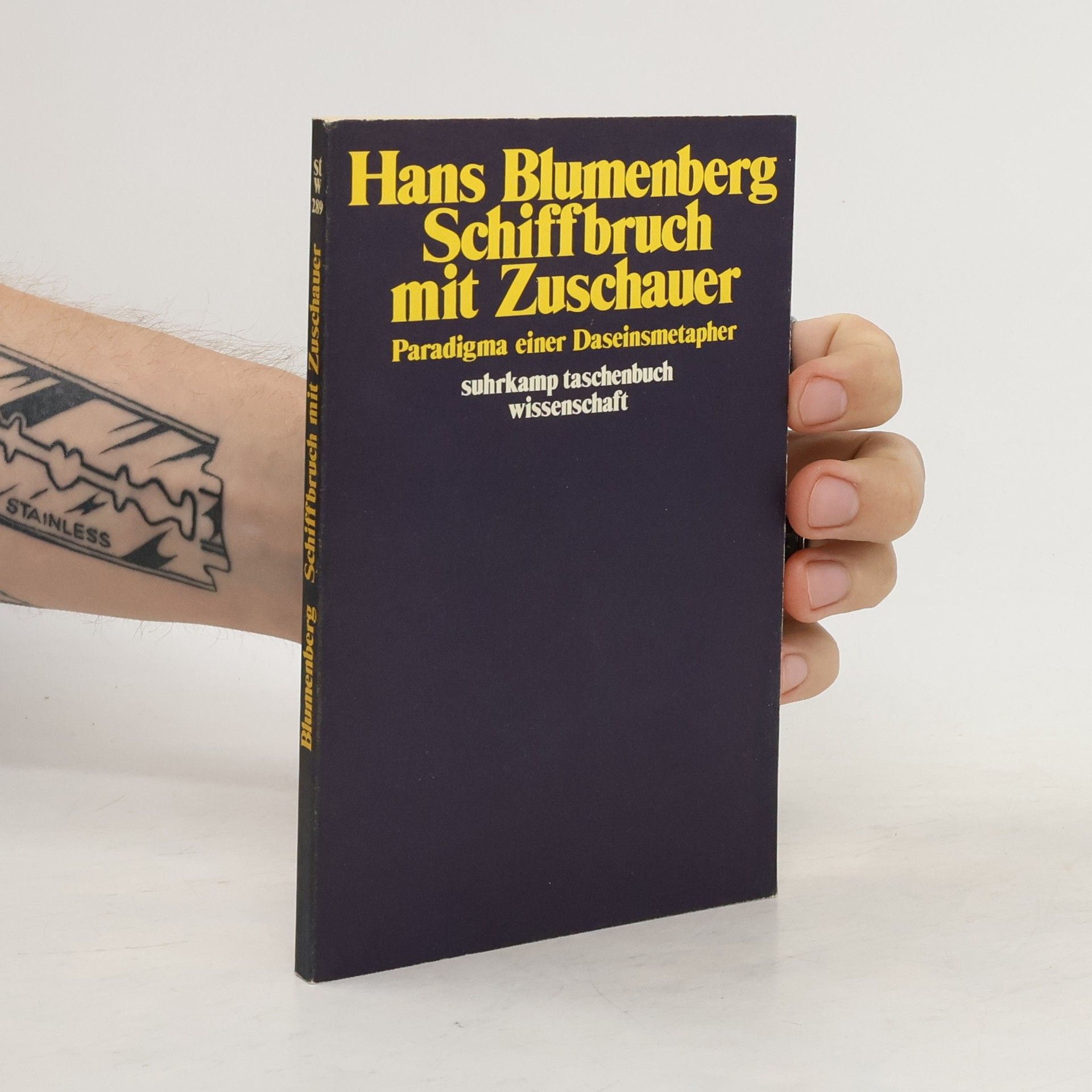 Hans Blumenberg Schiffbruch mit Zuschauer