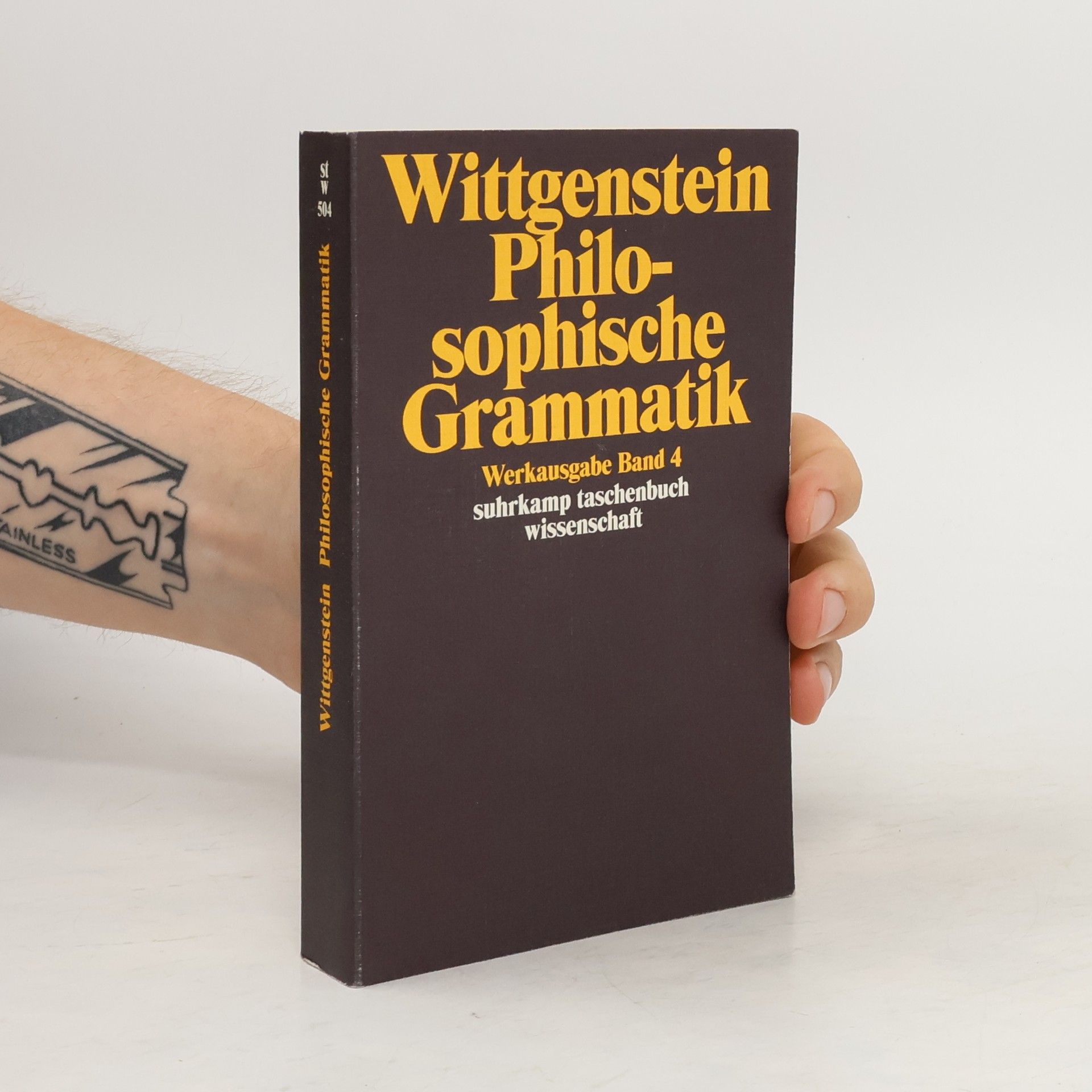 Ludwig Wittgenstein Werkausgabe. Bd.4