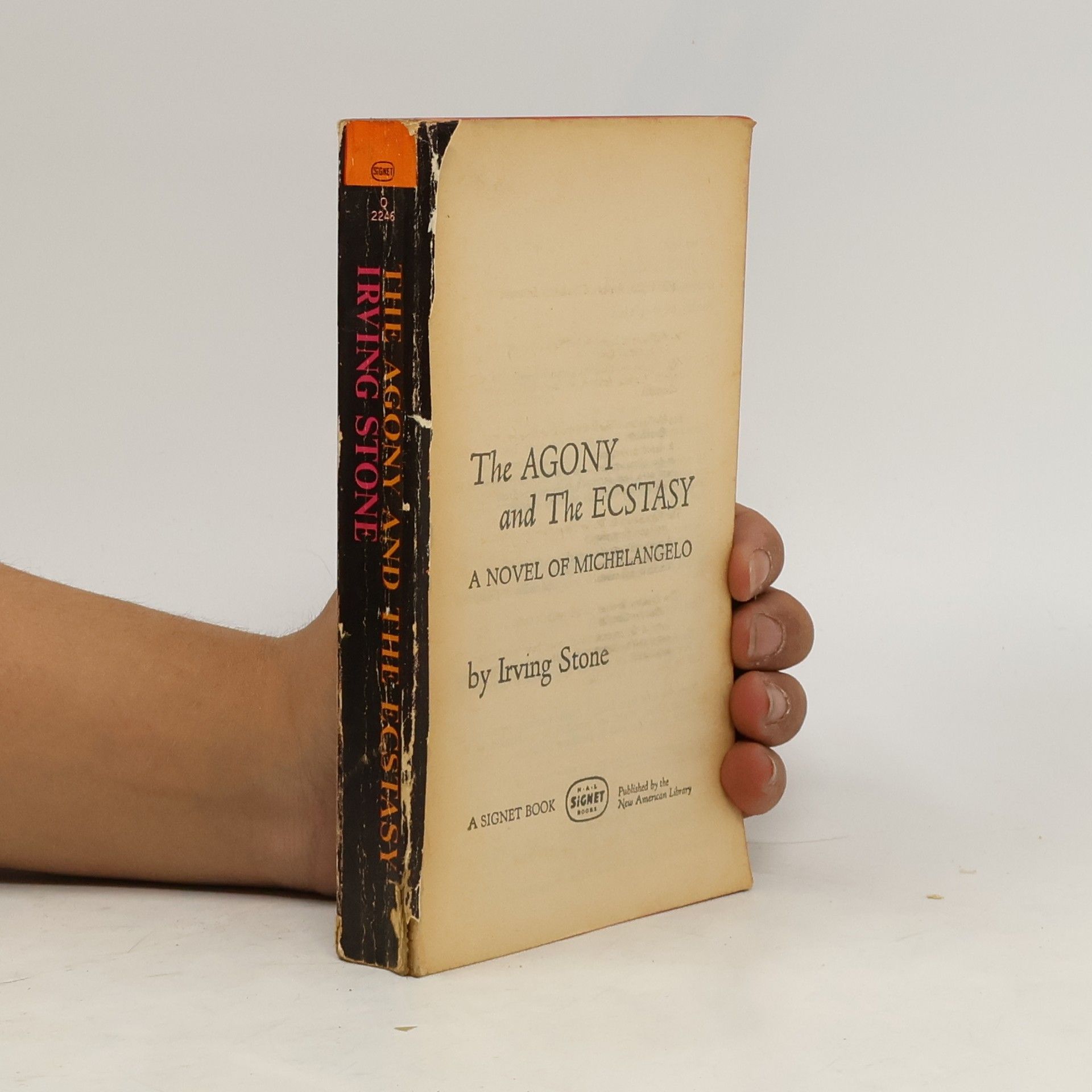 Irving Stone The agony and the ecstasy a novel of Michelangelo