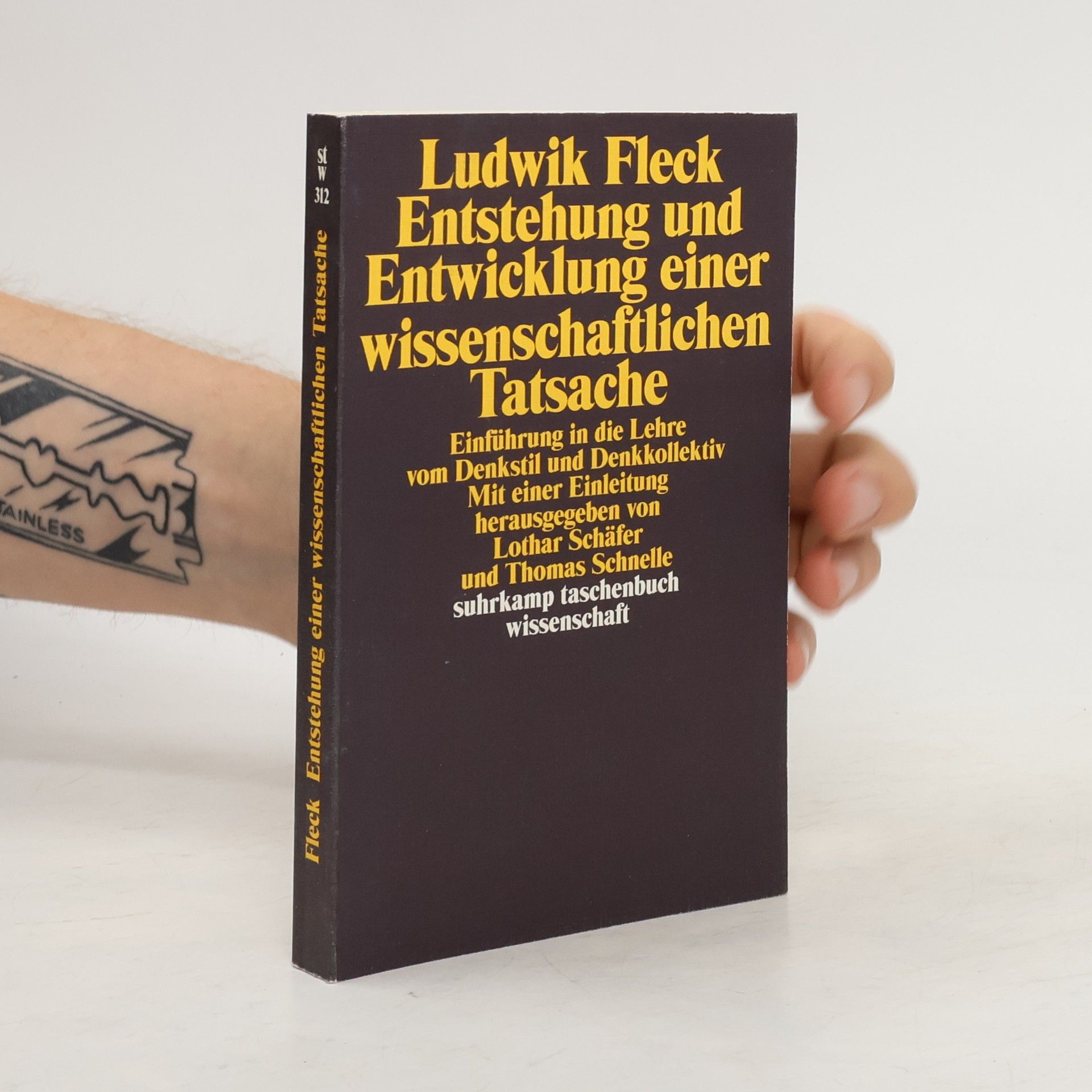 Ludwik Fleck Entstehung und Entwicklung einer wissenschaftlichen Tatsache