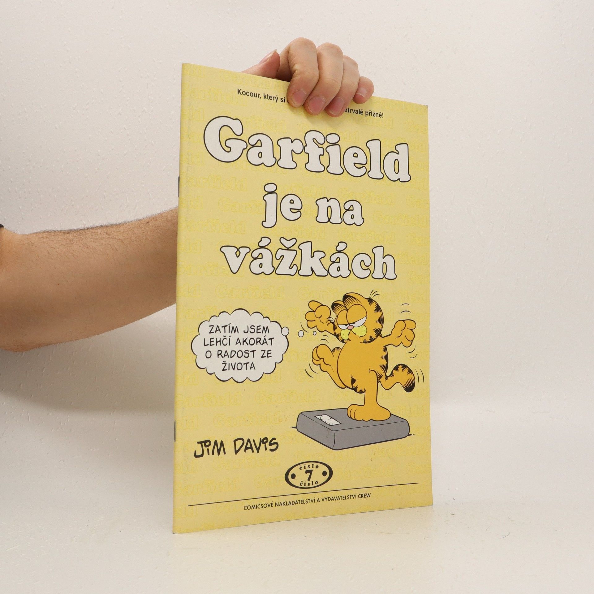 Jim Davis Garfield je na vážkách