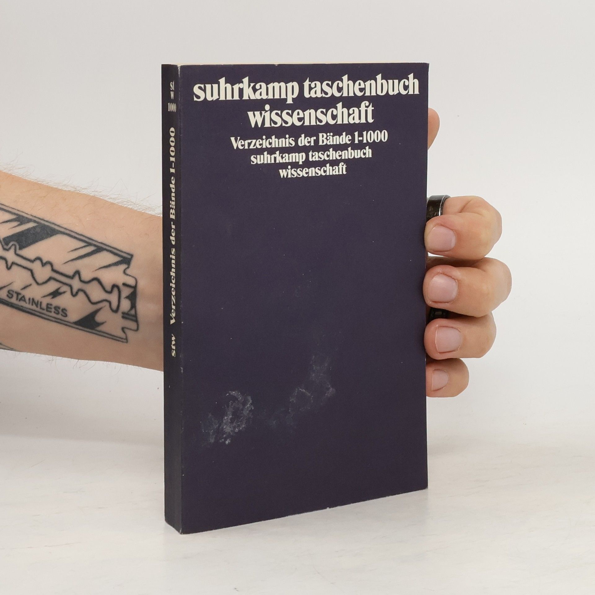 Elke Habicht Suhrkamp-Taschenbuch Wissenschaft : Verzeichnis der Bände 1 - 1000