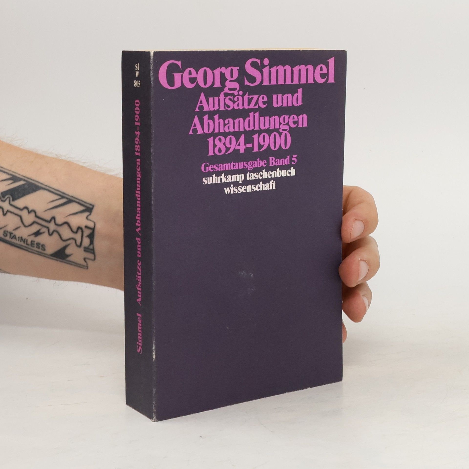 Georg Simmel Aufsätze und Abhandlungen 1894-1900