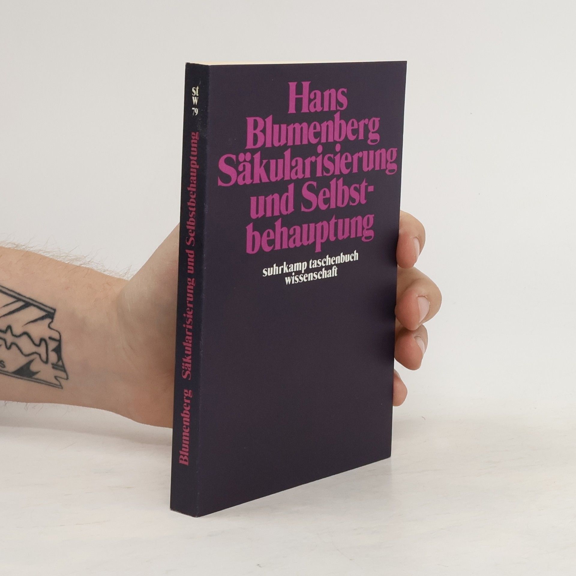 Hans Blumenberg Säkularisierung und Selbstbehauptung
