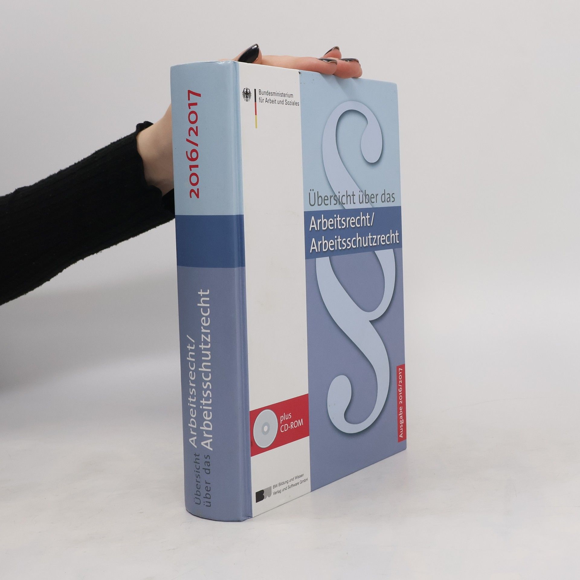 BW Verlag Übersicht über das Arbeitsrecht/Arbeitsschutzrecht, Ausgabe 2016/2017, m. CD-ROM
