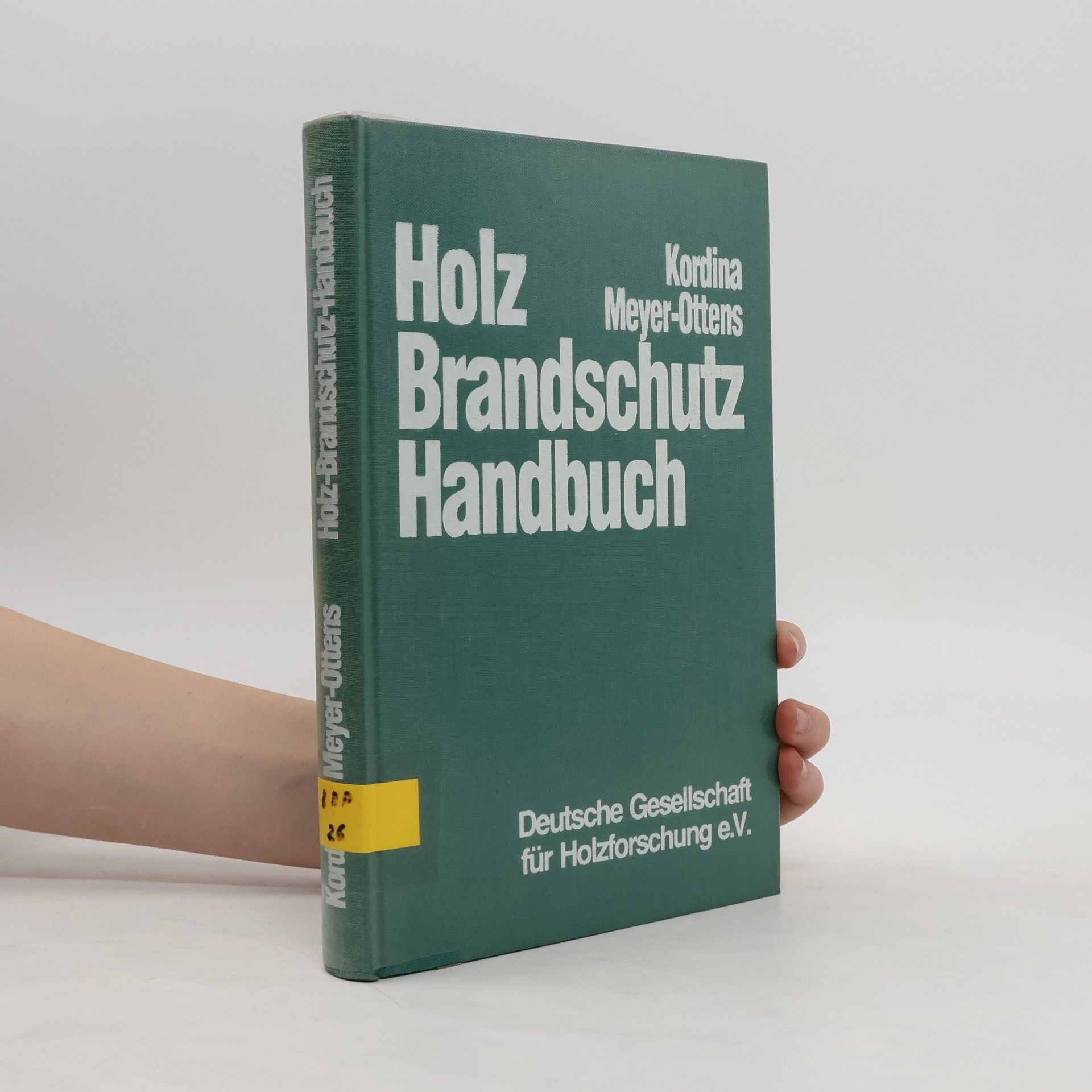 Kordina Meyer-Ottens Holz Brandschutz Handbuch
