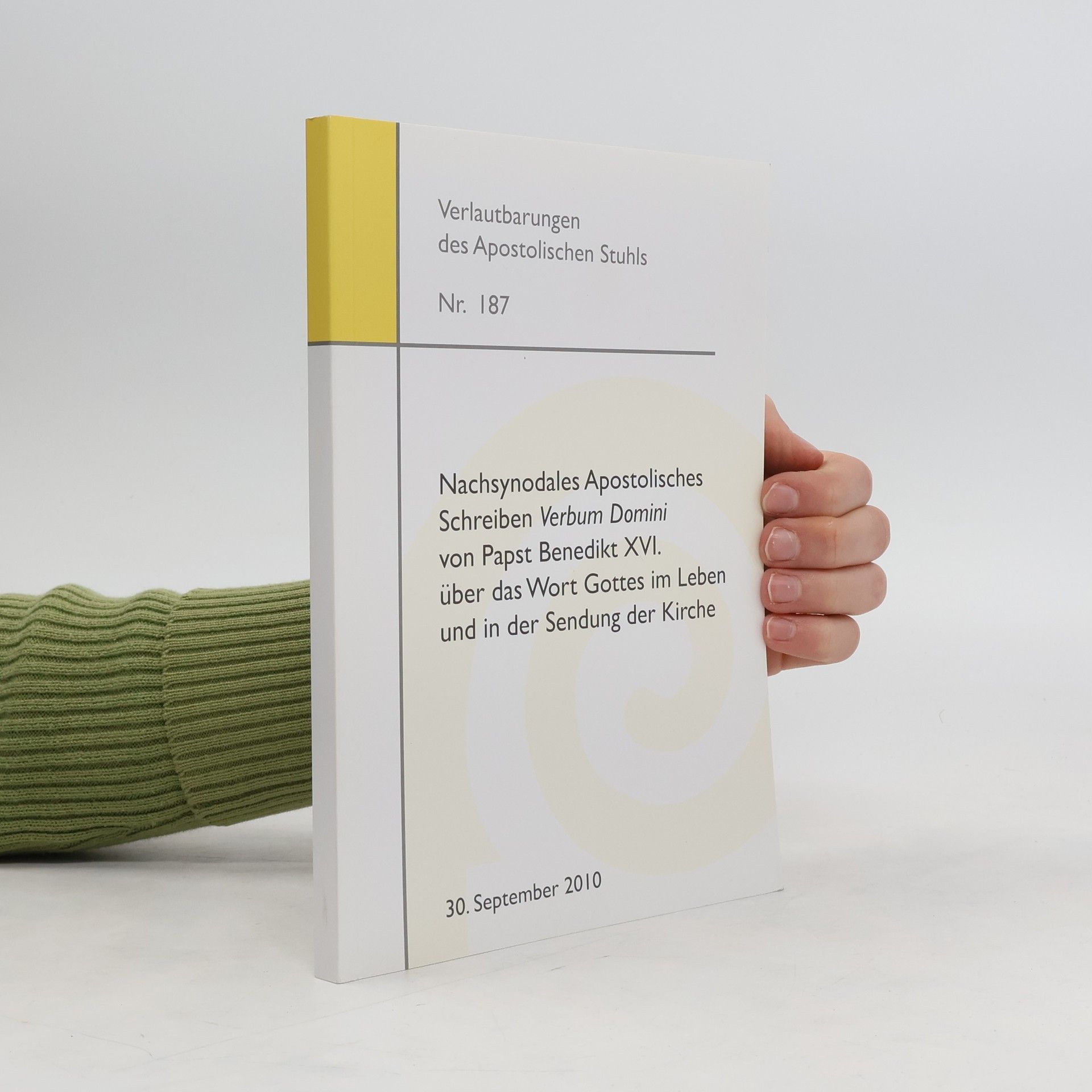 Autorenkollektiv Verlautbarungen des Apostolischen Stuhls 187