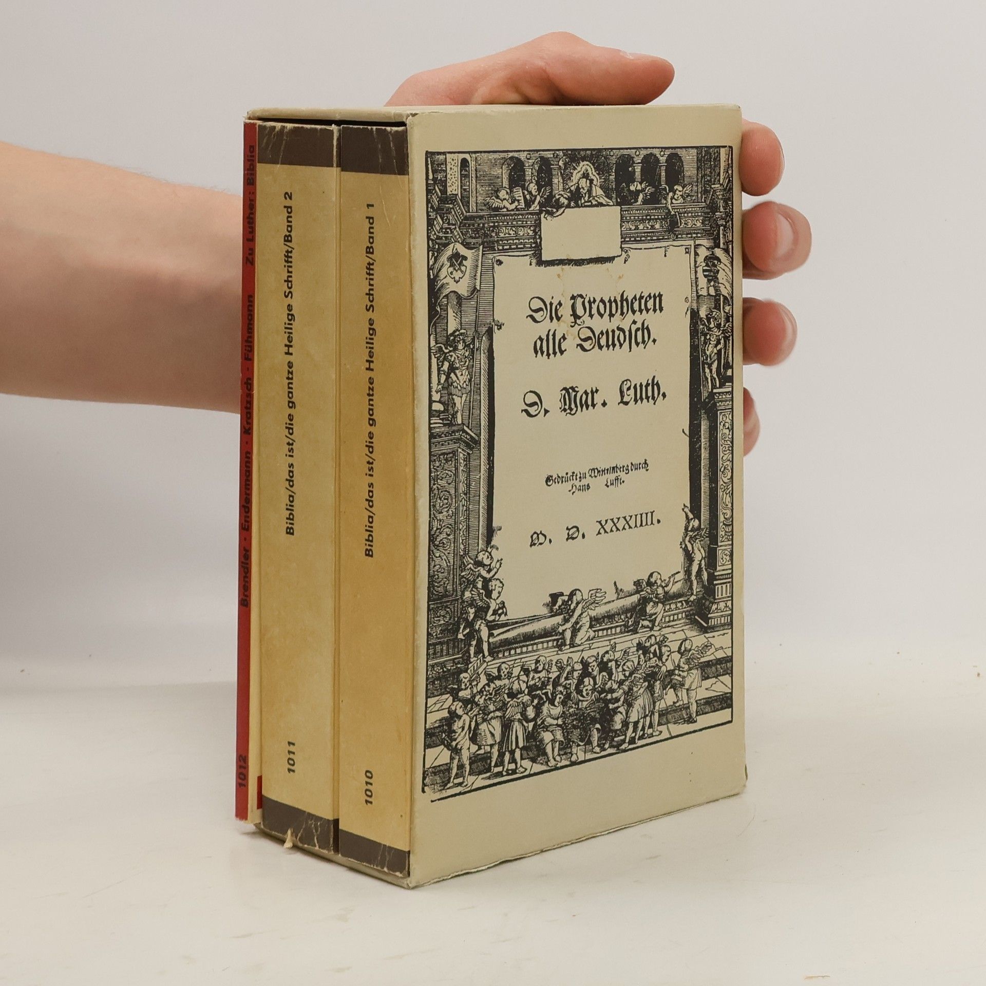 kolektiv Biblia/das ist/die gantze Heilige Schrifft 1-2