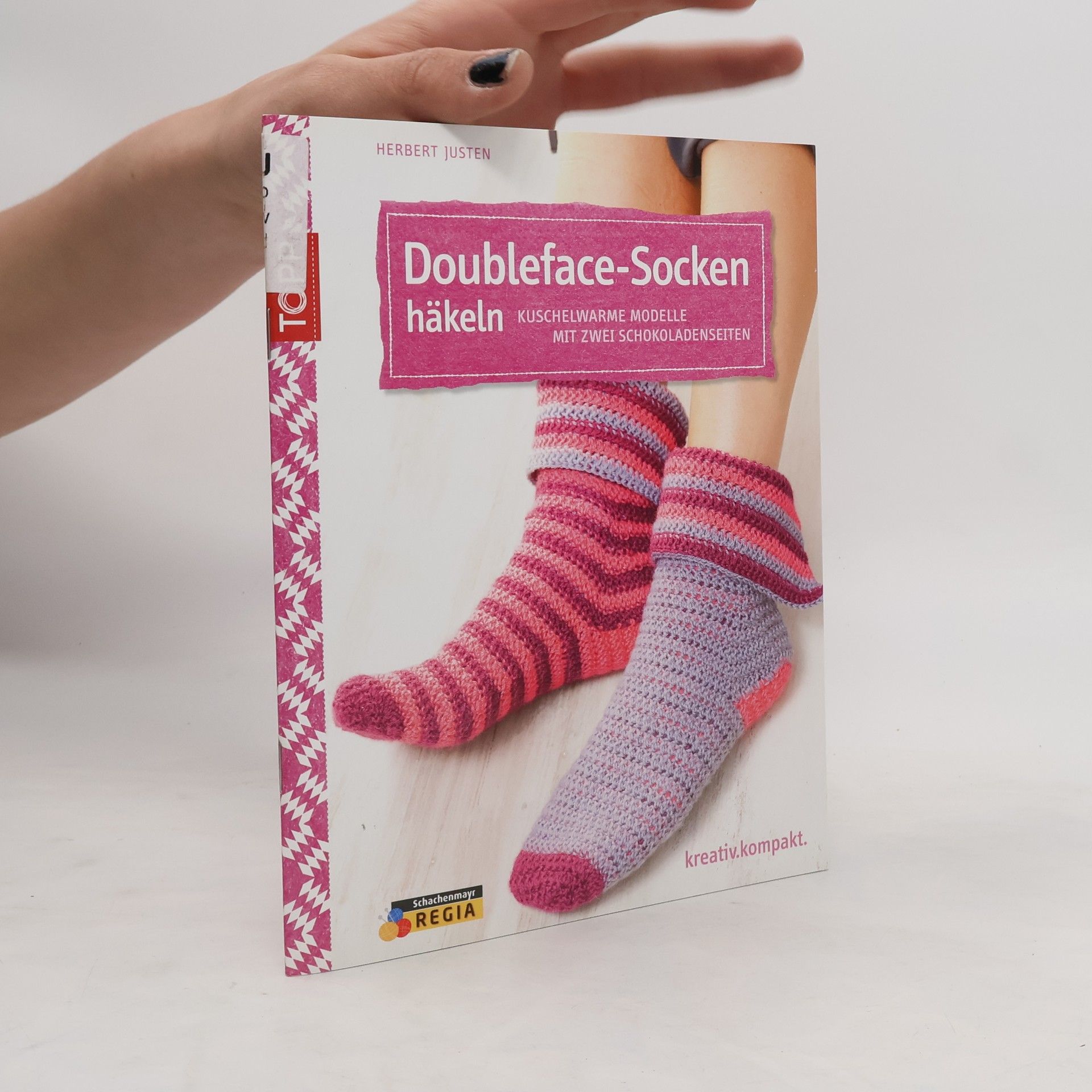 Herbert Justen Doubleface-Socken häkeln