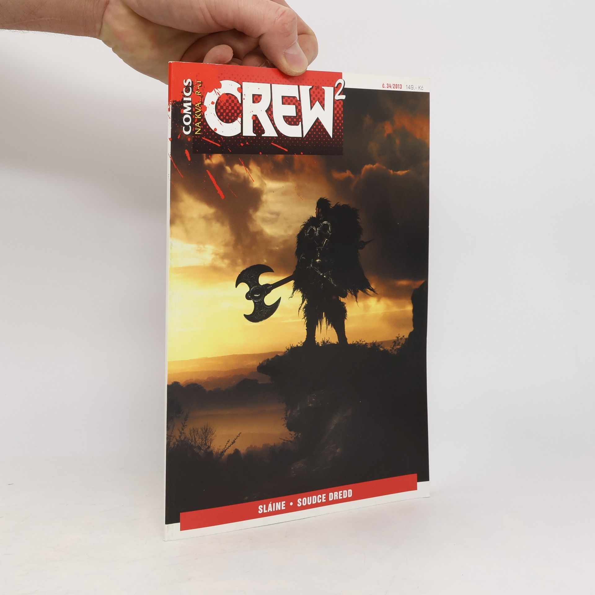 Collectif d'auteurs Comics Crew 2. Č. 34/2013. Sláine. Soudce Dredd