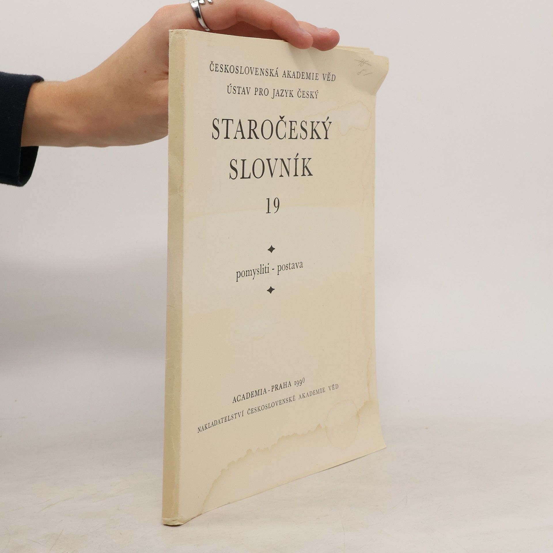 AA.VV. Staročeský slovník 19
