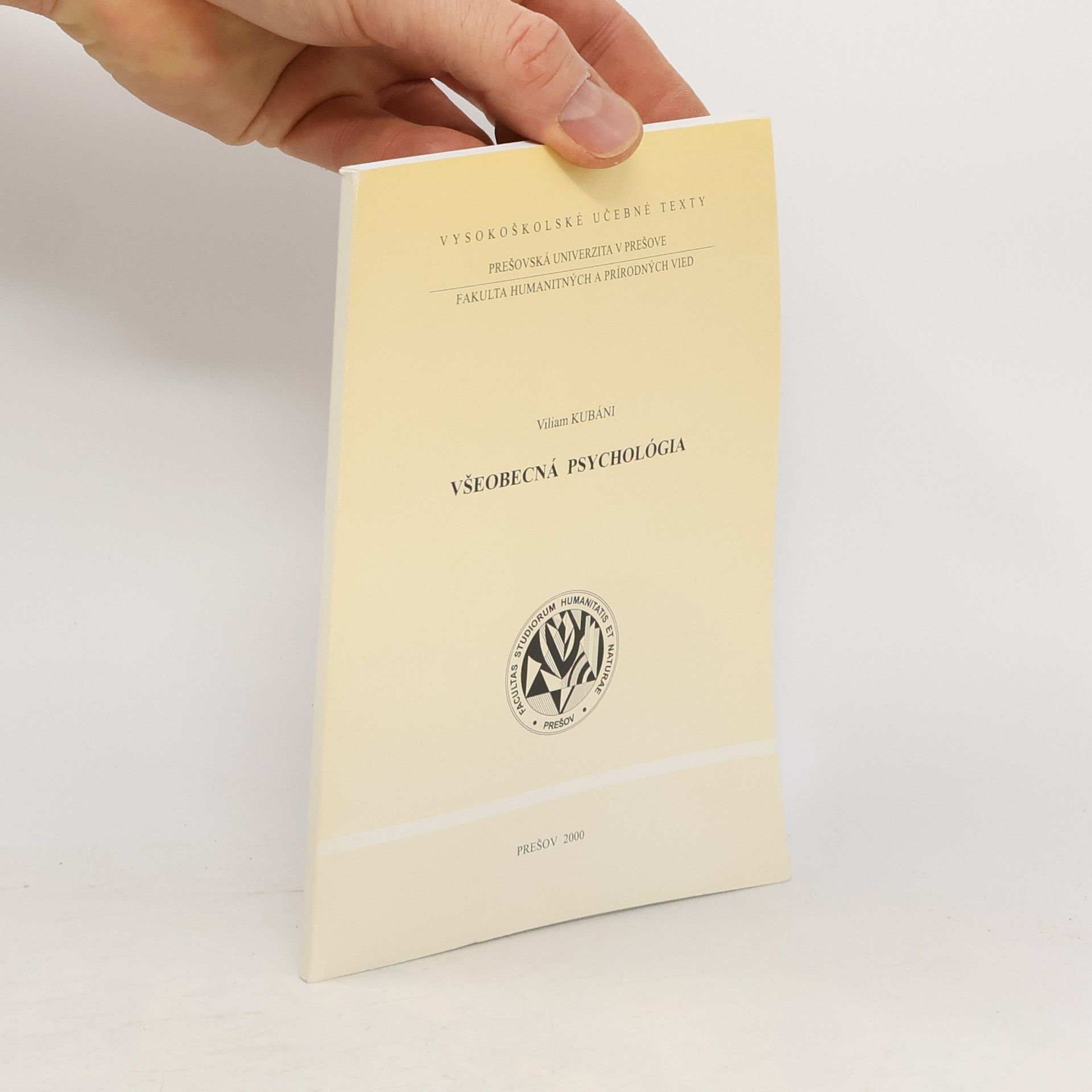 Viliam Kubáni Všeobecná psychológia
