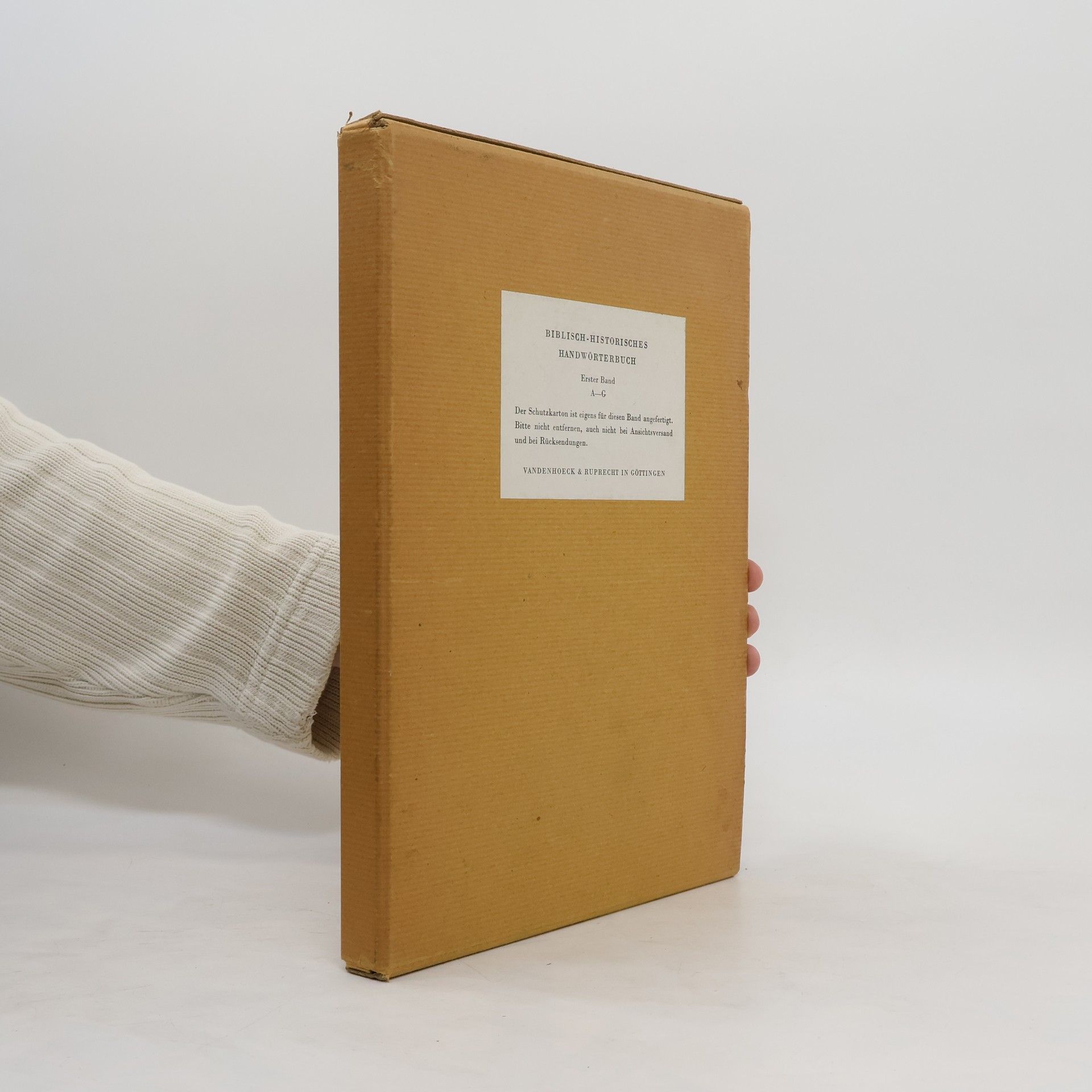 Autorenkollektiv Biblisch-historisches Handwörterbuch, Band 1. A-G