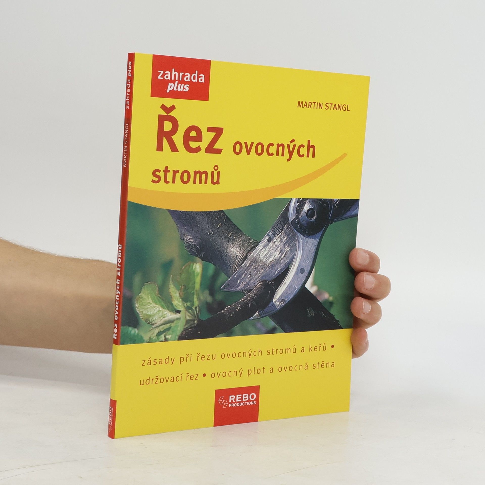 Martin Stangl Řez ovocných stromů. Zásady při řezu ovocných stromů a keřů, udržovací řez, ovocný plot a ovocná stěna