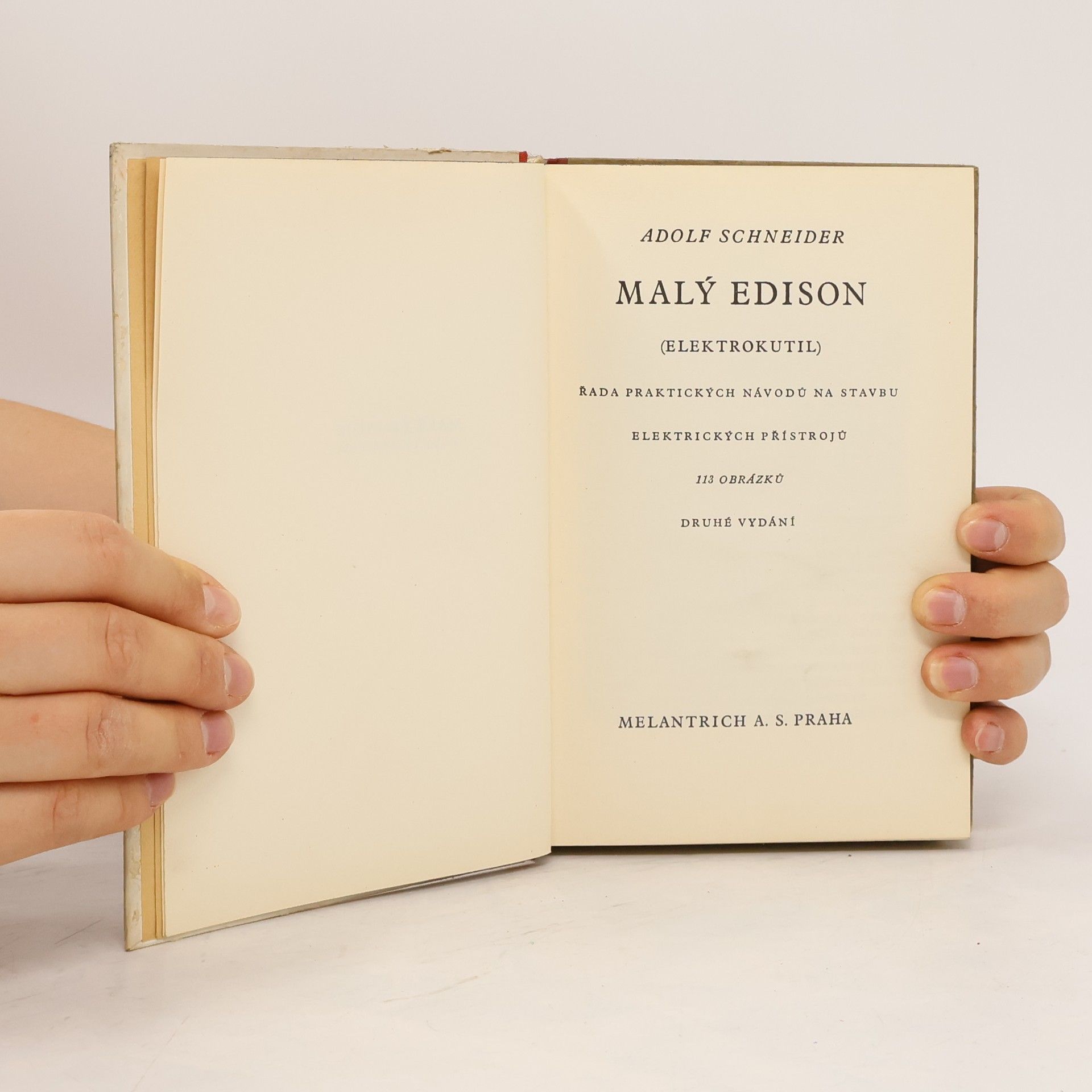 Adolf Schneider Malý Edison