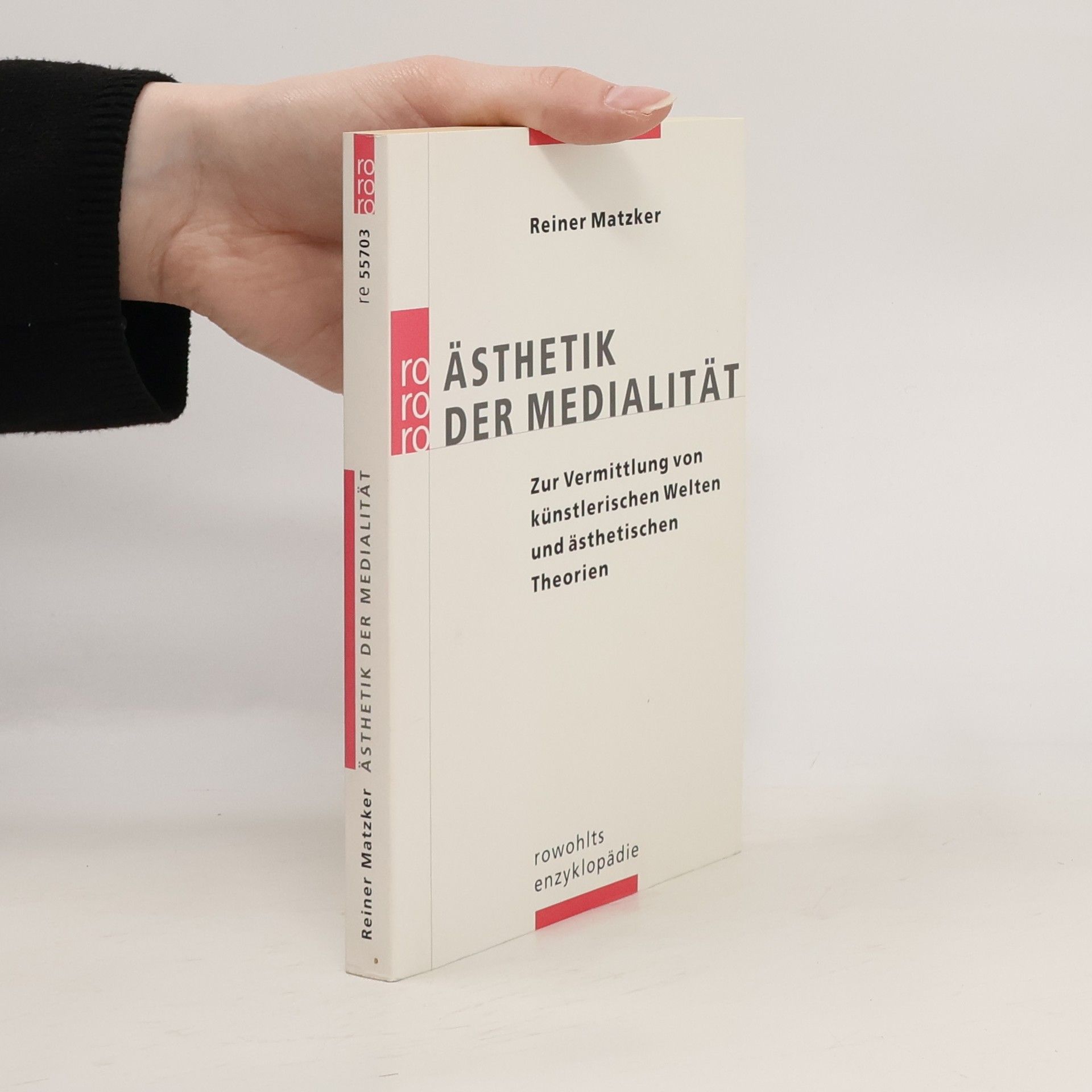 Reiner Matzker Ästhetik der Medialität
