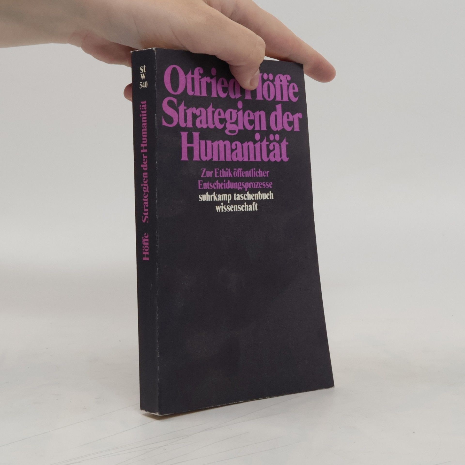 Otfried Höffe Strategien der Humanität
