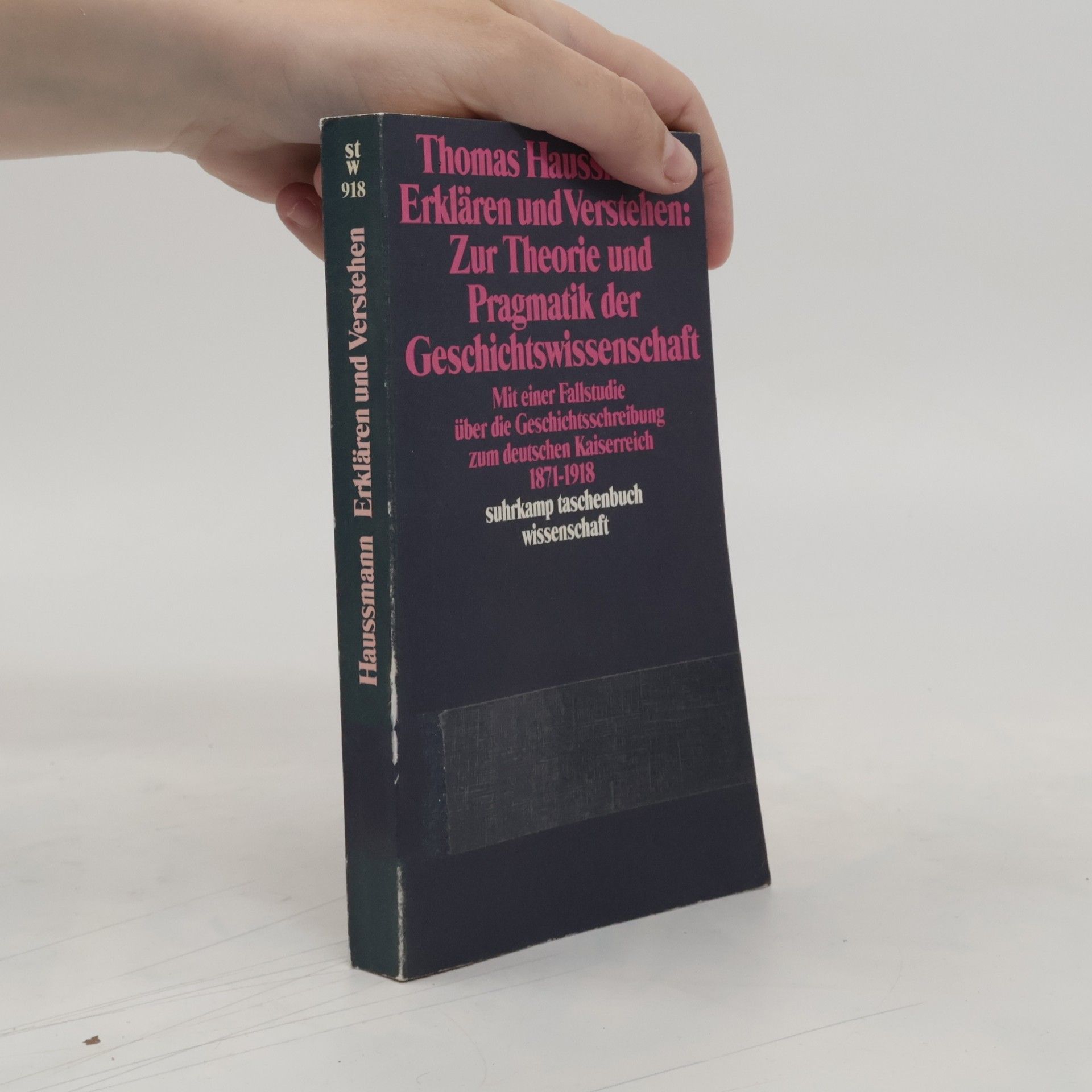 Thomas Haussmann Erklären und verstehen