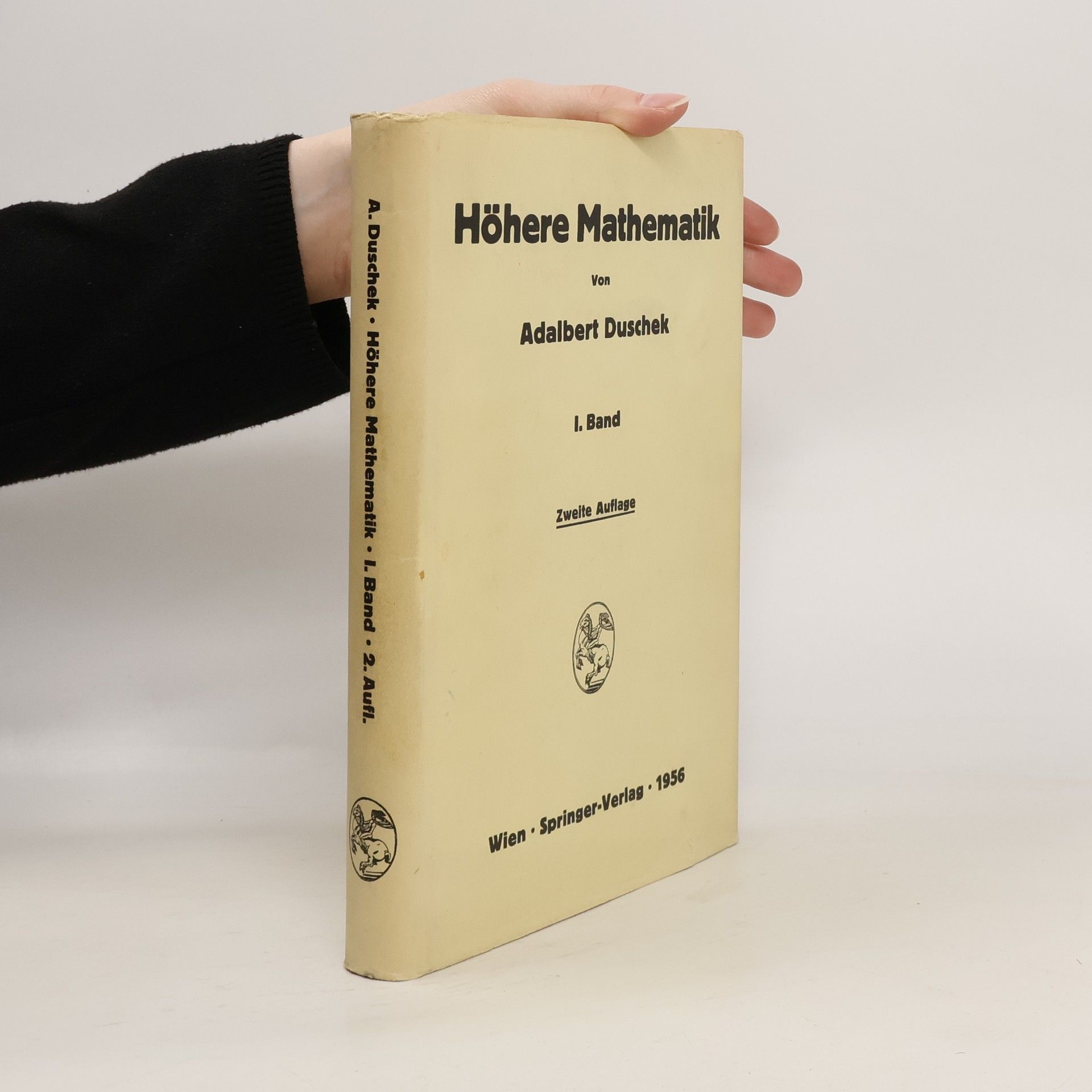 Adalbert Duschek Höhere Mathematik I.