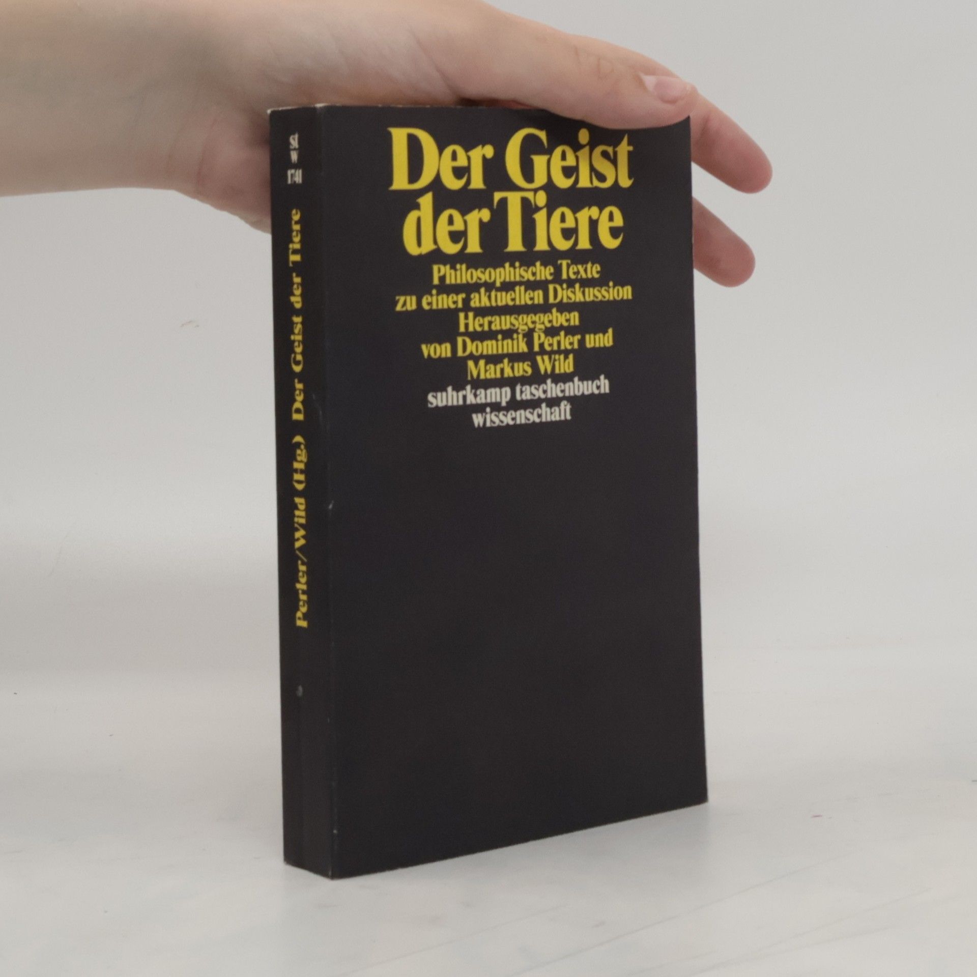Dominik Perler Der Geist der Tiere