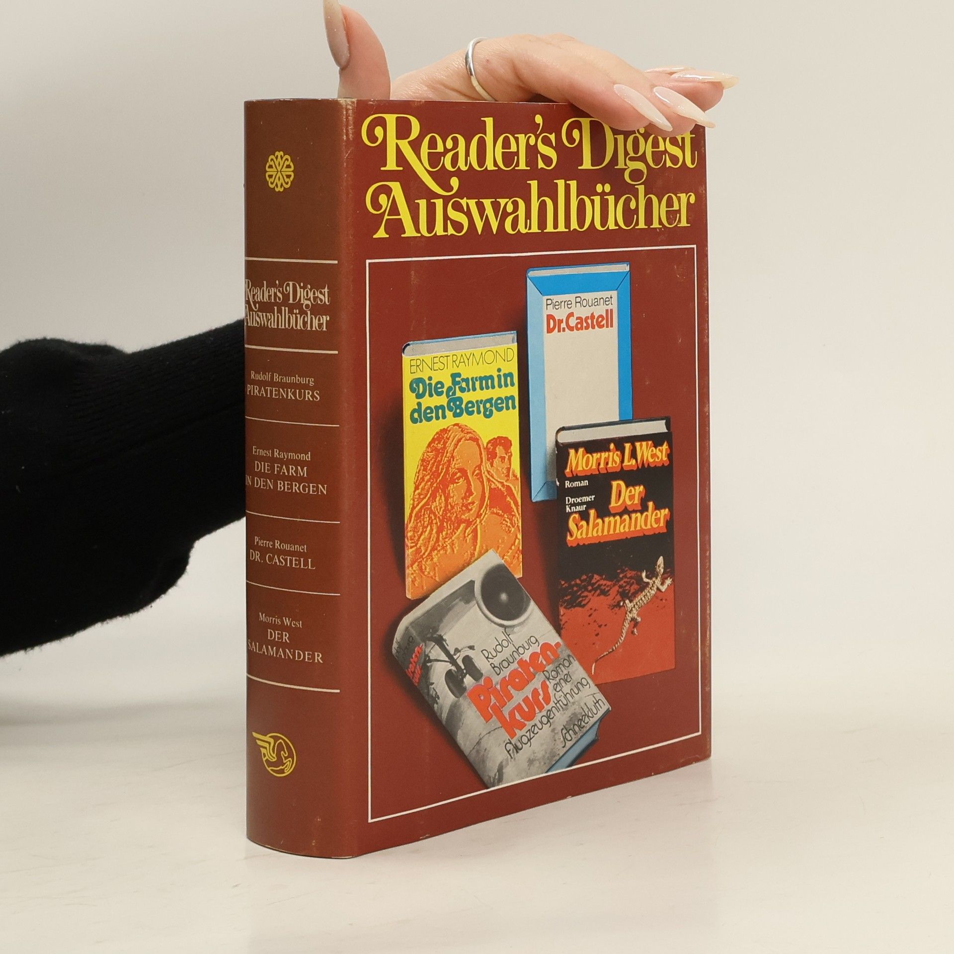 Morris West Reader's Digest Auswahlbücher. Piratenkurs. Die Farm in den Bergen. Dr. CastellDer Salamander.