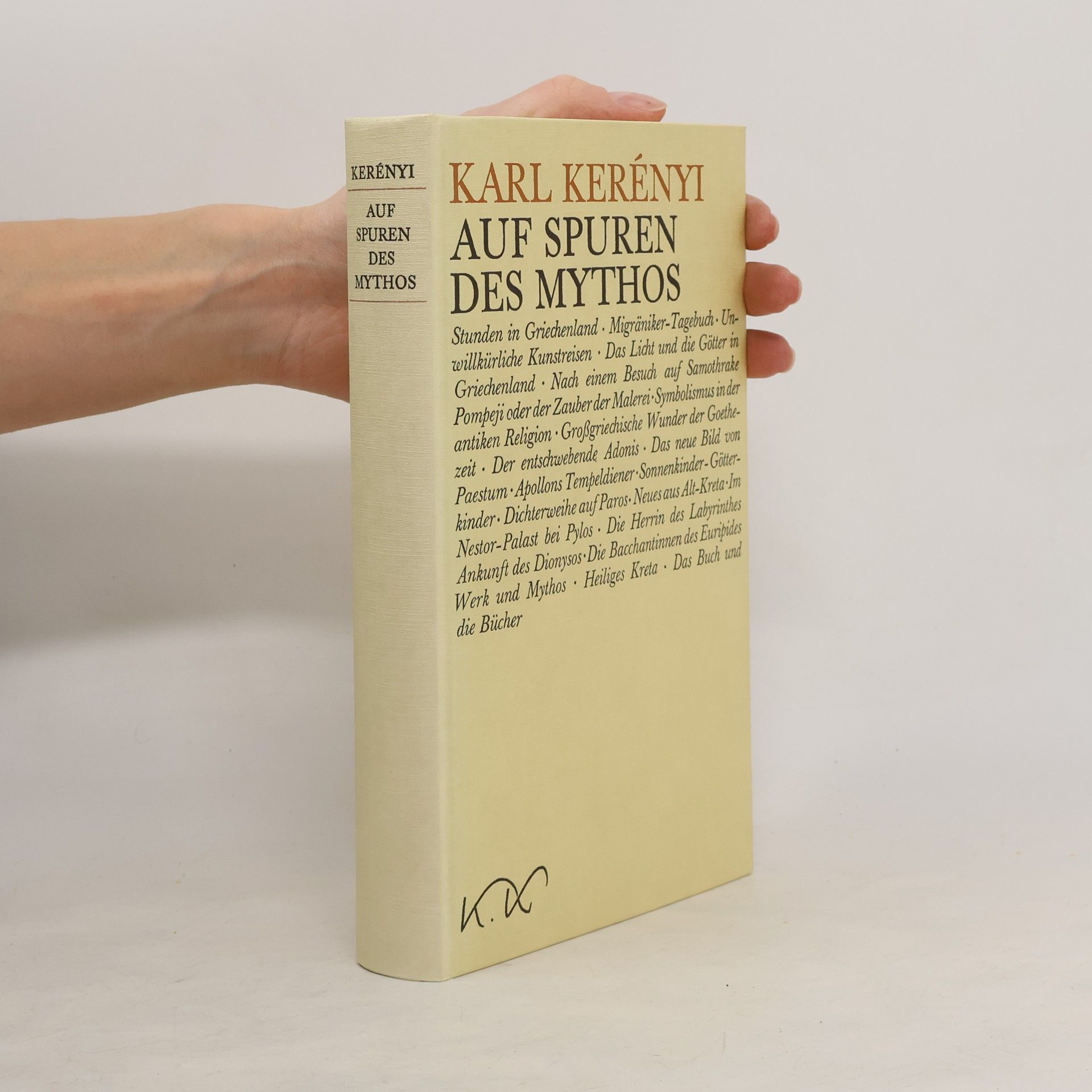 Karl Kerényi Auf Spuren des Mythos