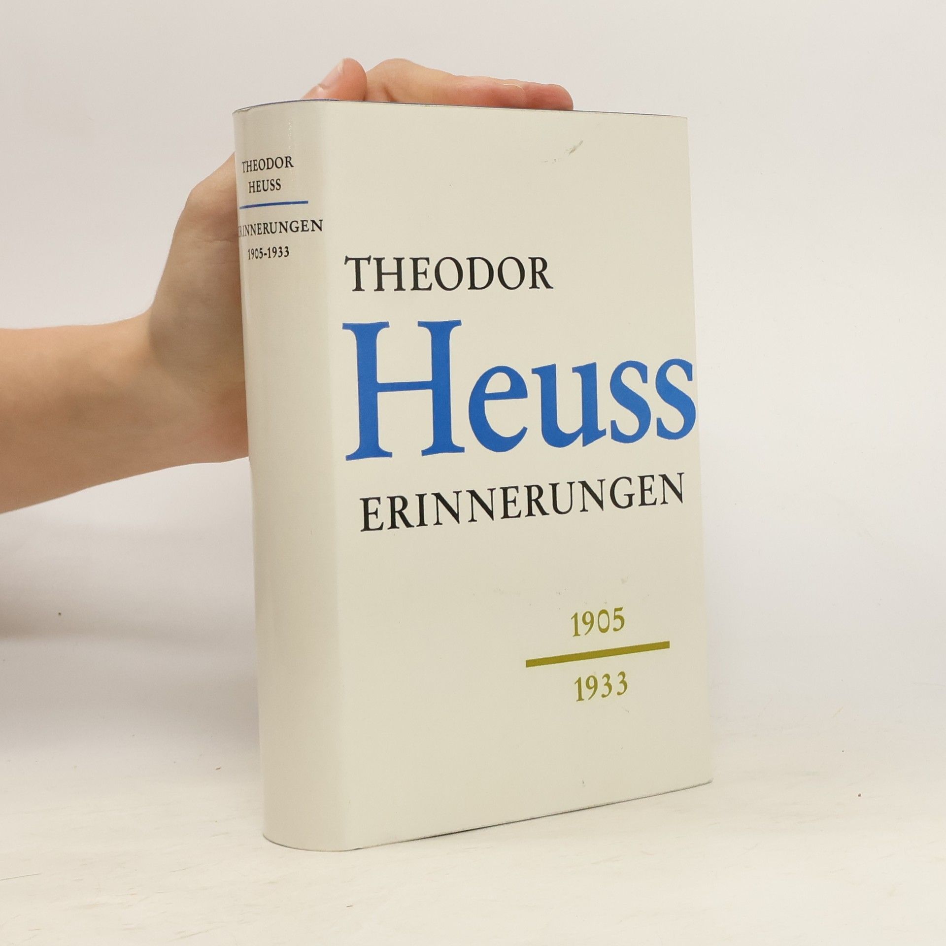 Theodor Heuss Erinnerungen