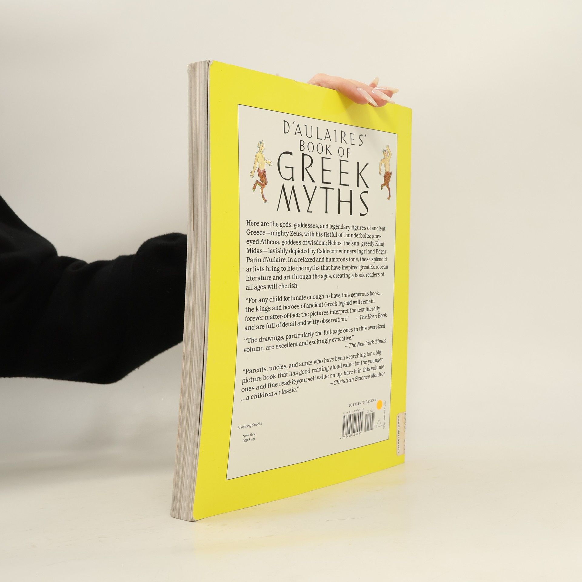 Ingri d. Aulaire D'Aulaires' Book of Greek Myths